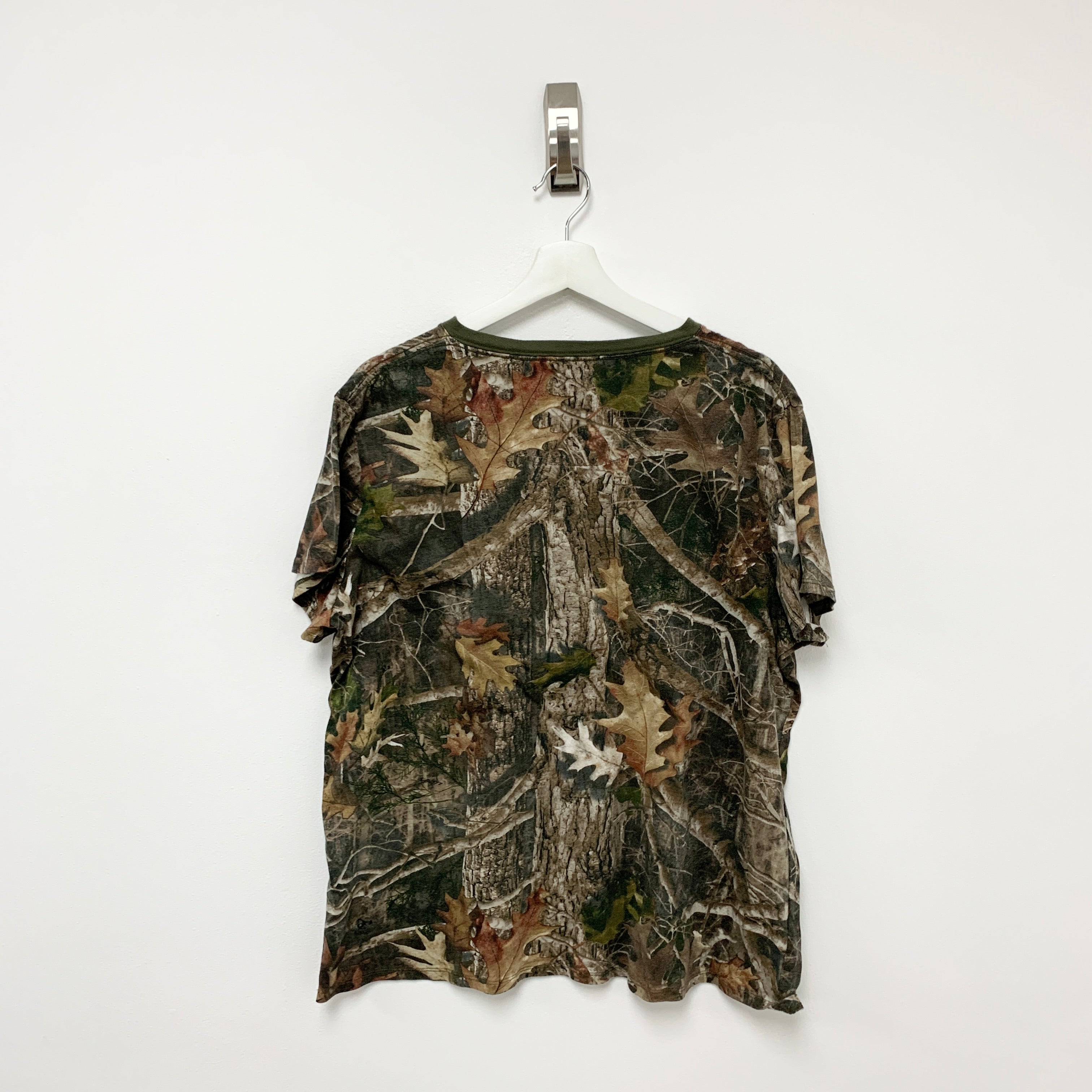 Vintage Womens Realtree T Shirt XXL Hunting Camo USA