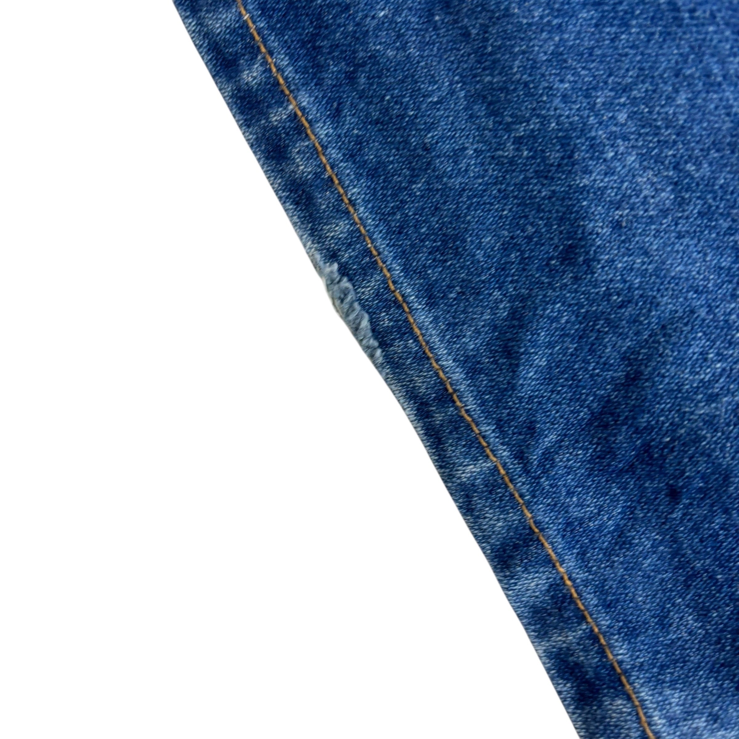 Wrangler Jeans Cowboy Cut W46 L32 Mens Mid Blue 13MWZ Original Fit Denim