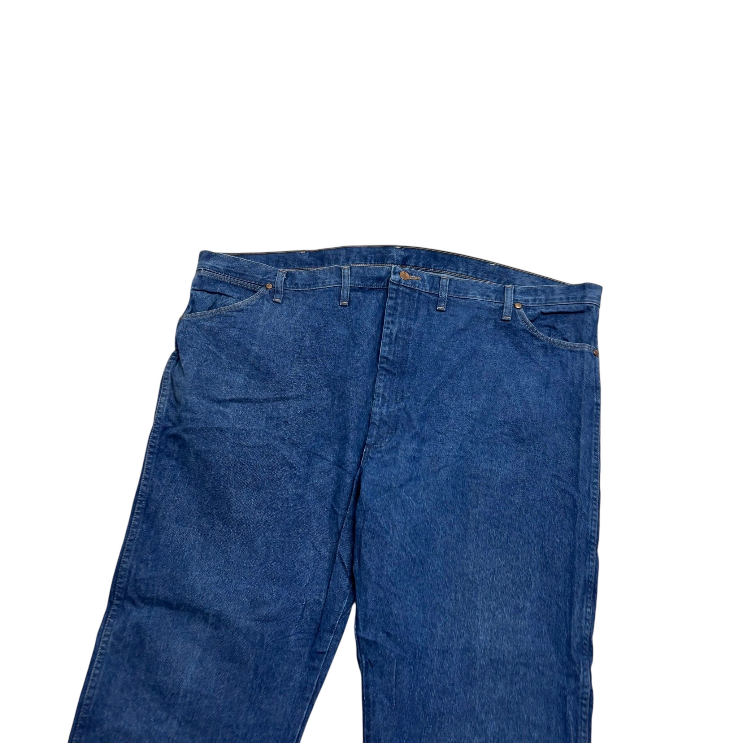 Wrangler Jeans Cowboy Cut W50 L32 Mens Mid Blue 13MWZ Original Fit Denim (E)