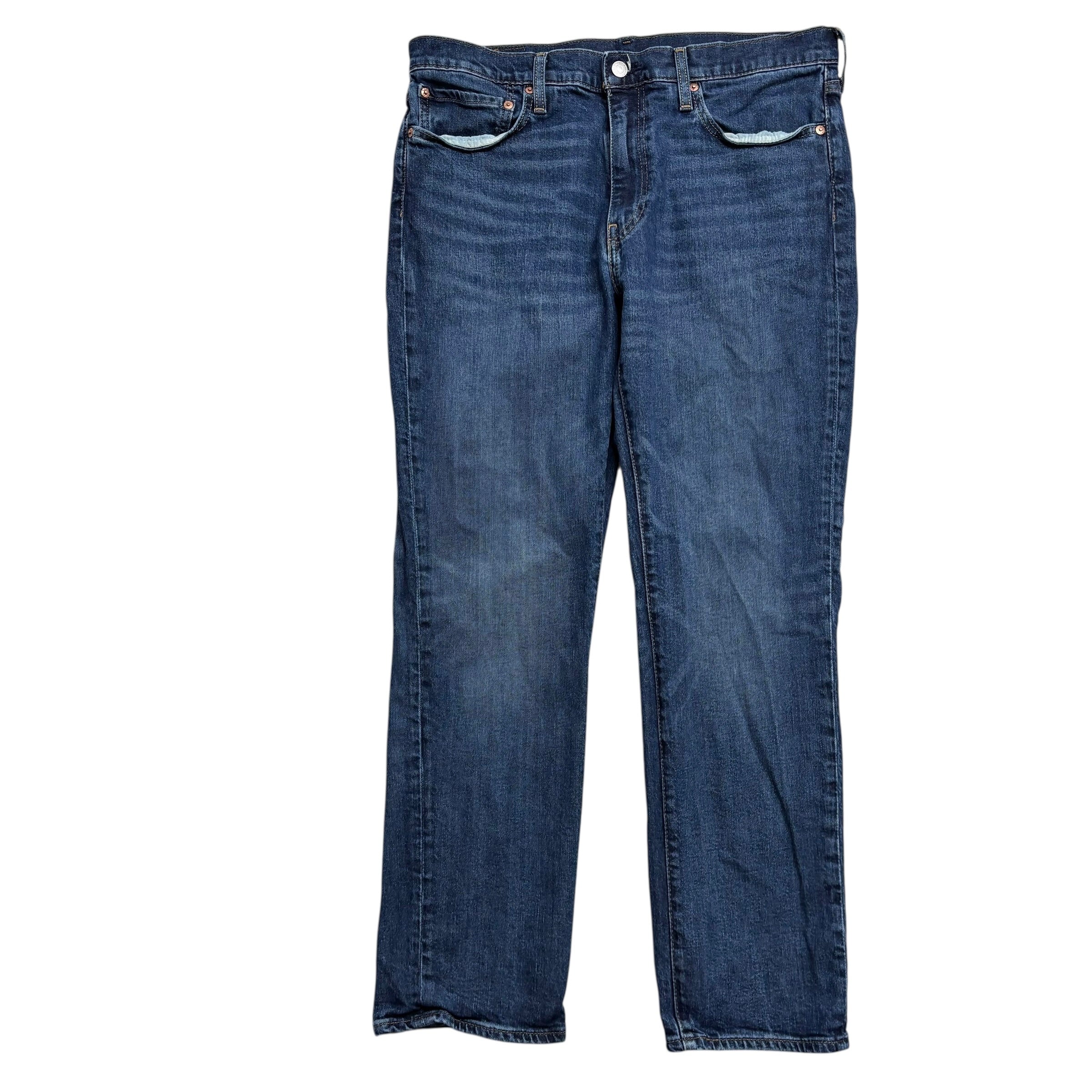 Levis 511 Jeans W36 L30 Mens Mid Blue Slim Fit Stretch Premium Denim (E)