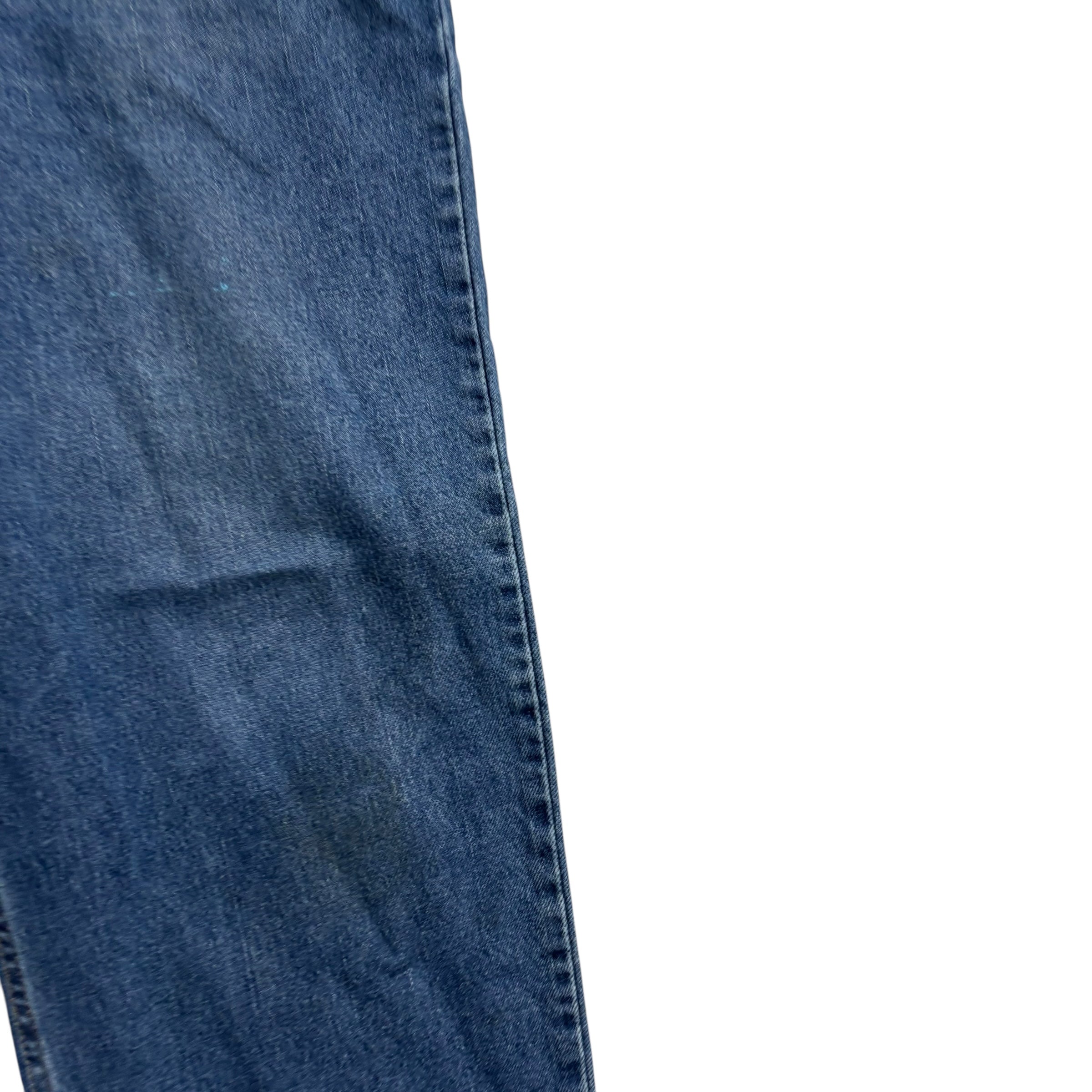 Levis 550 Jeans W42 L32 Mens Mid Blue Baggy Relaxed Straight Vintage Denim (F)