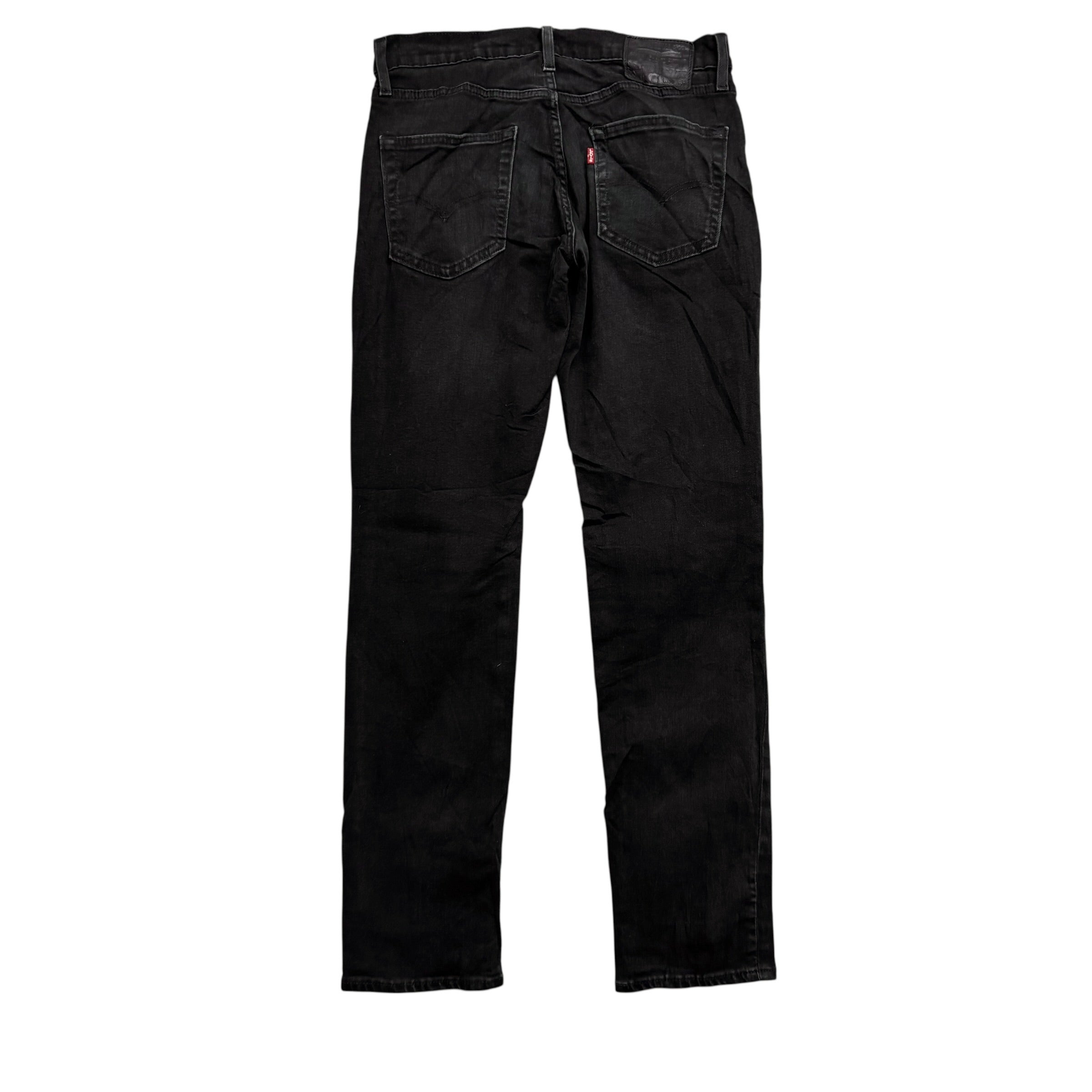 Levis 511 Jeans W30 L32 Mens Black Slim Fit Stretch Premium Denim