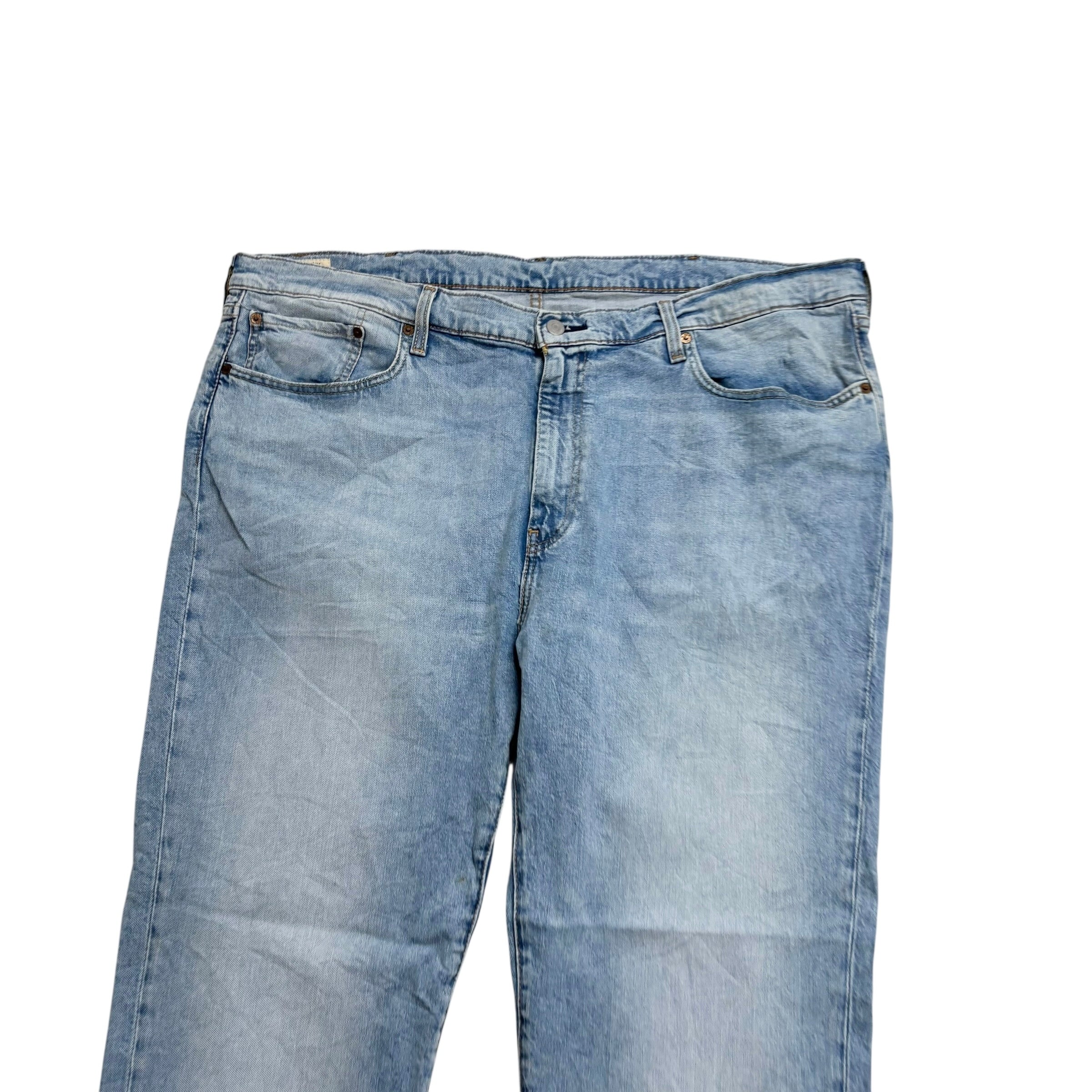 Levis 512 Jeans W44 L33 Mens Light Blue Slim Tapered Fit Stretch Premium Denim