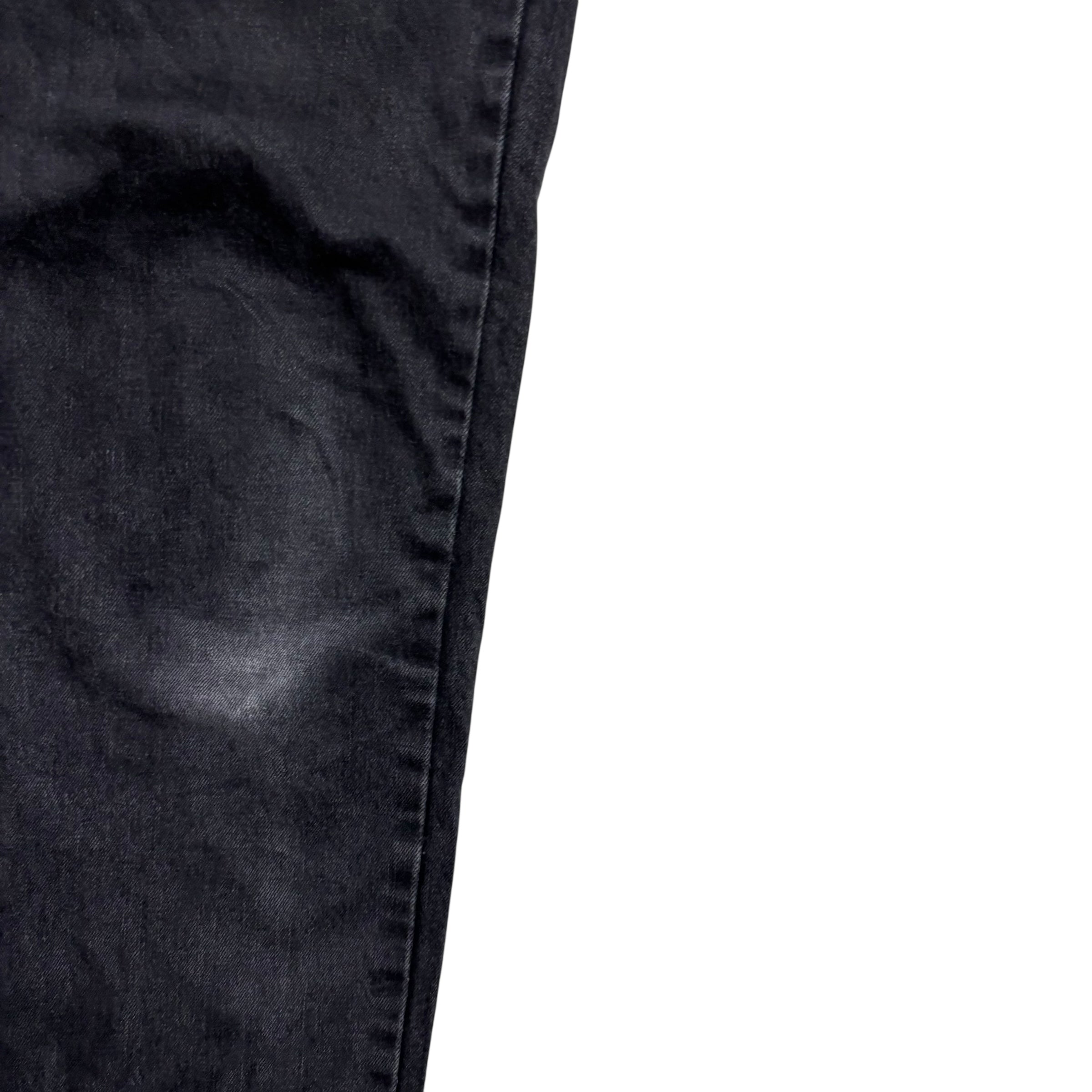 Levis 514 Jeans W34 L34 Mens Black Regular Straight Fit Stretch Denim