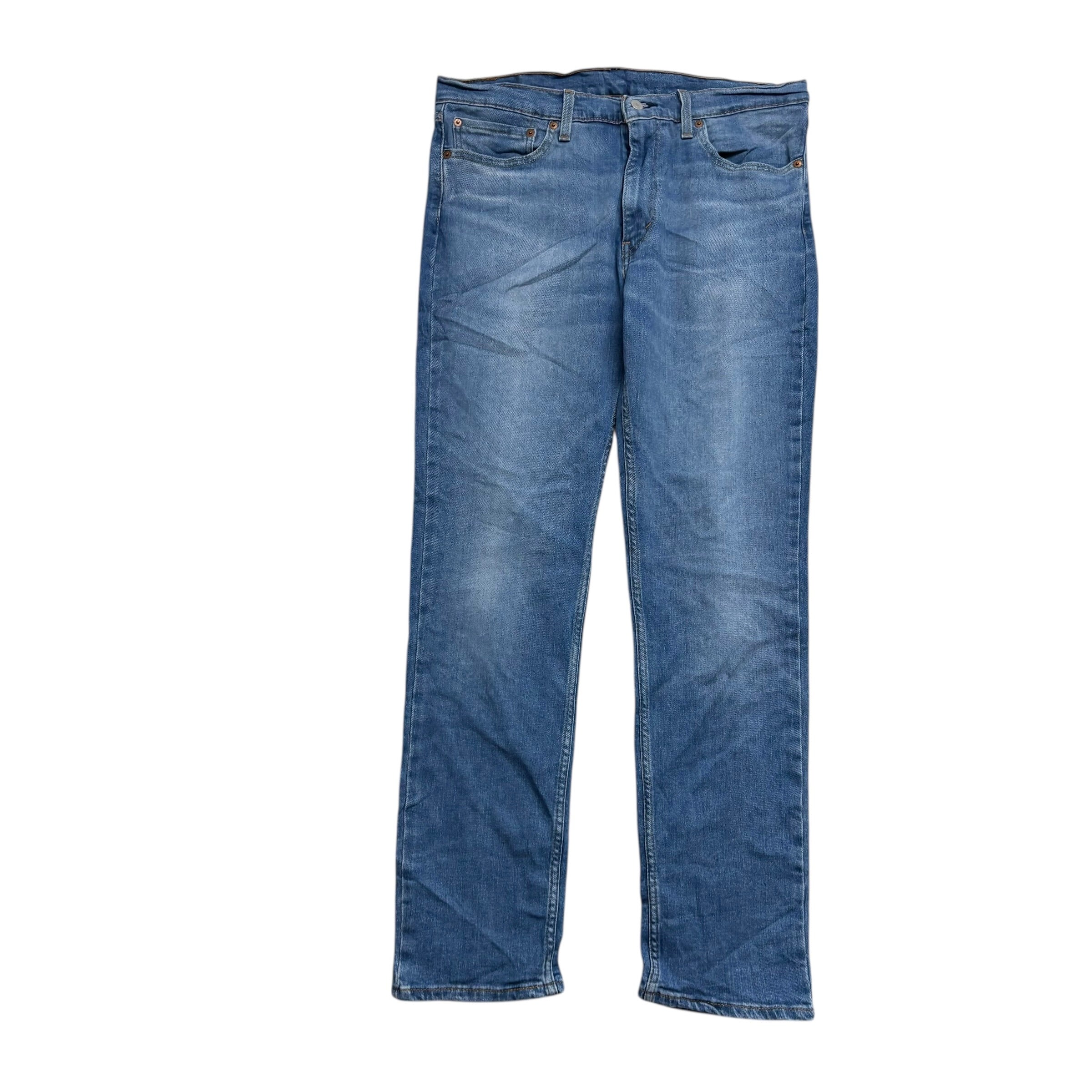 Levis 511 Jeans W36 L32 Mens Mid Blue Slim Fit Stretch Denim (E)