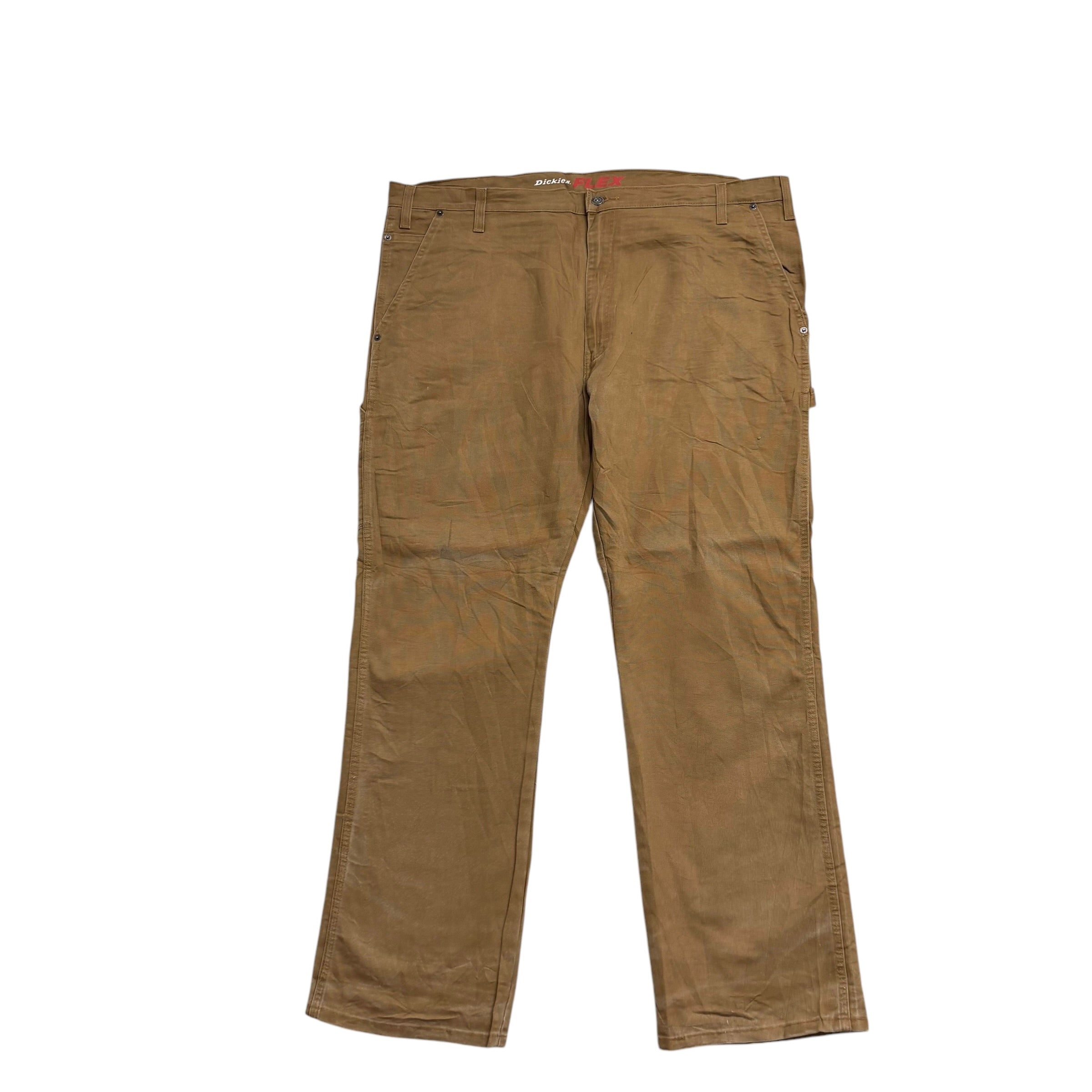 Dickies Carpenter Pants W44 L32 Mens Tan Relaxed Straight Fit Trousers Jeans