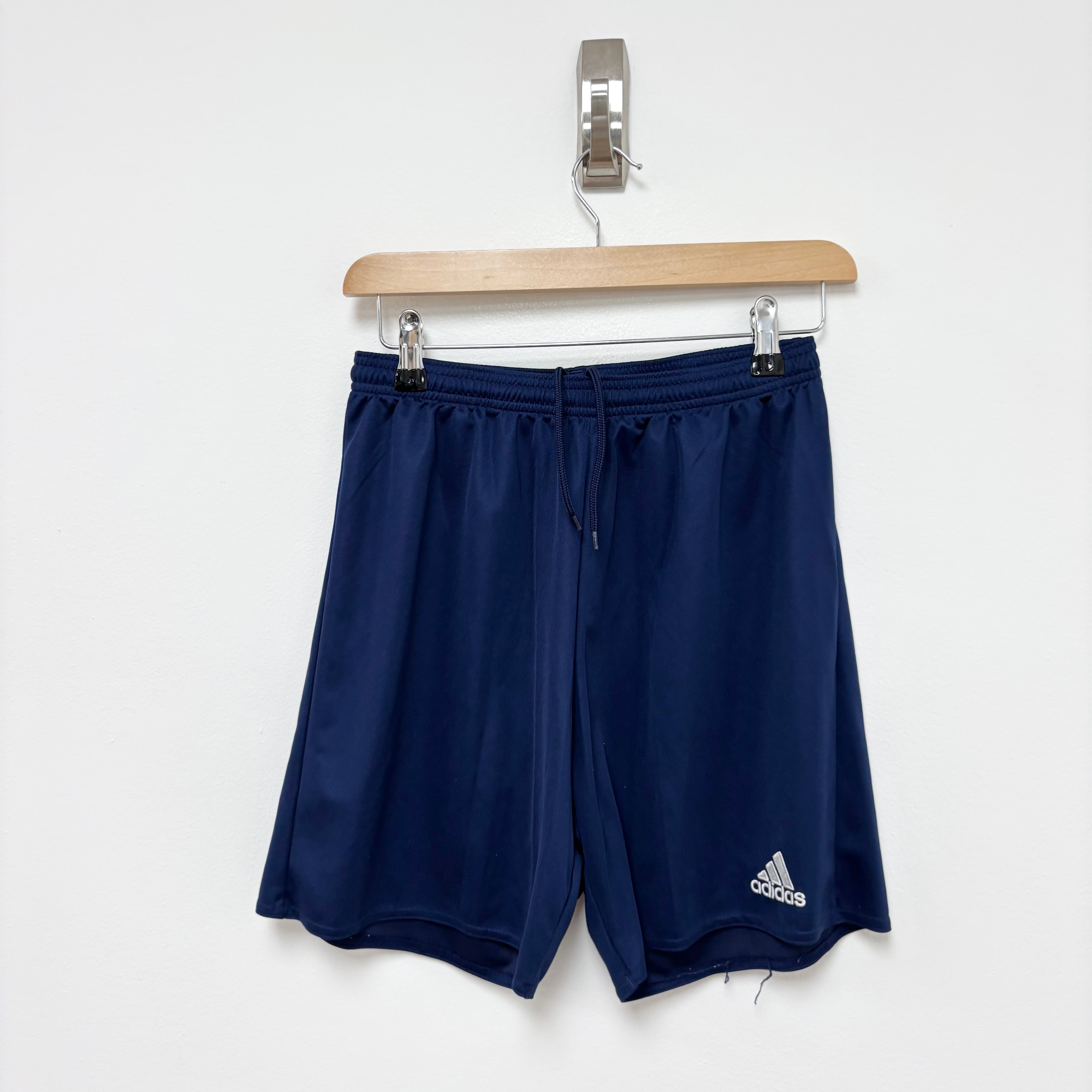 Adidas Shorts Mens Medium Navy Blue Sports Running Gym Athletic (E)