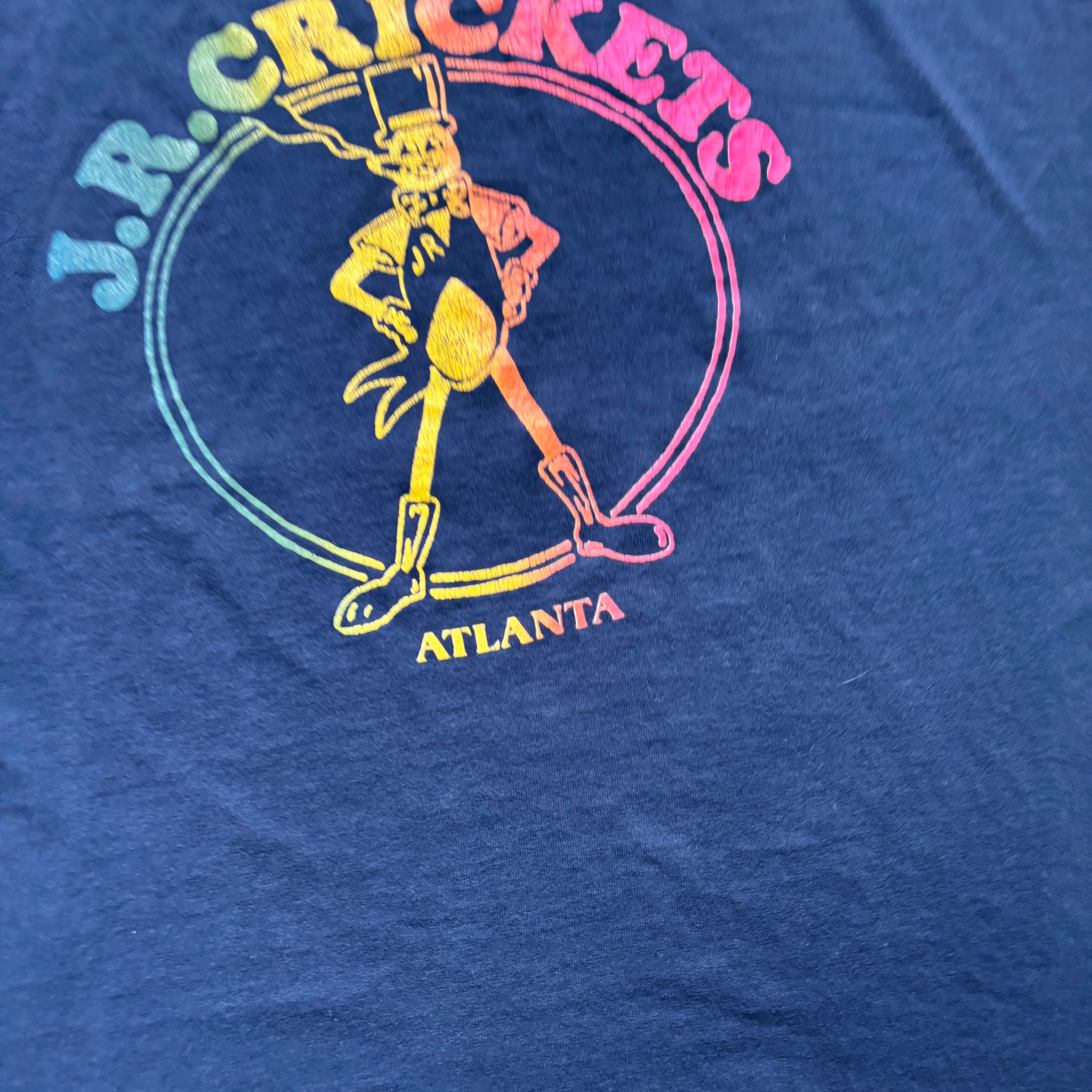 Vintage T Shirt Mens 3XL Navy Blue Single Stitch Graphic Print 90s USA (E)