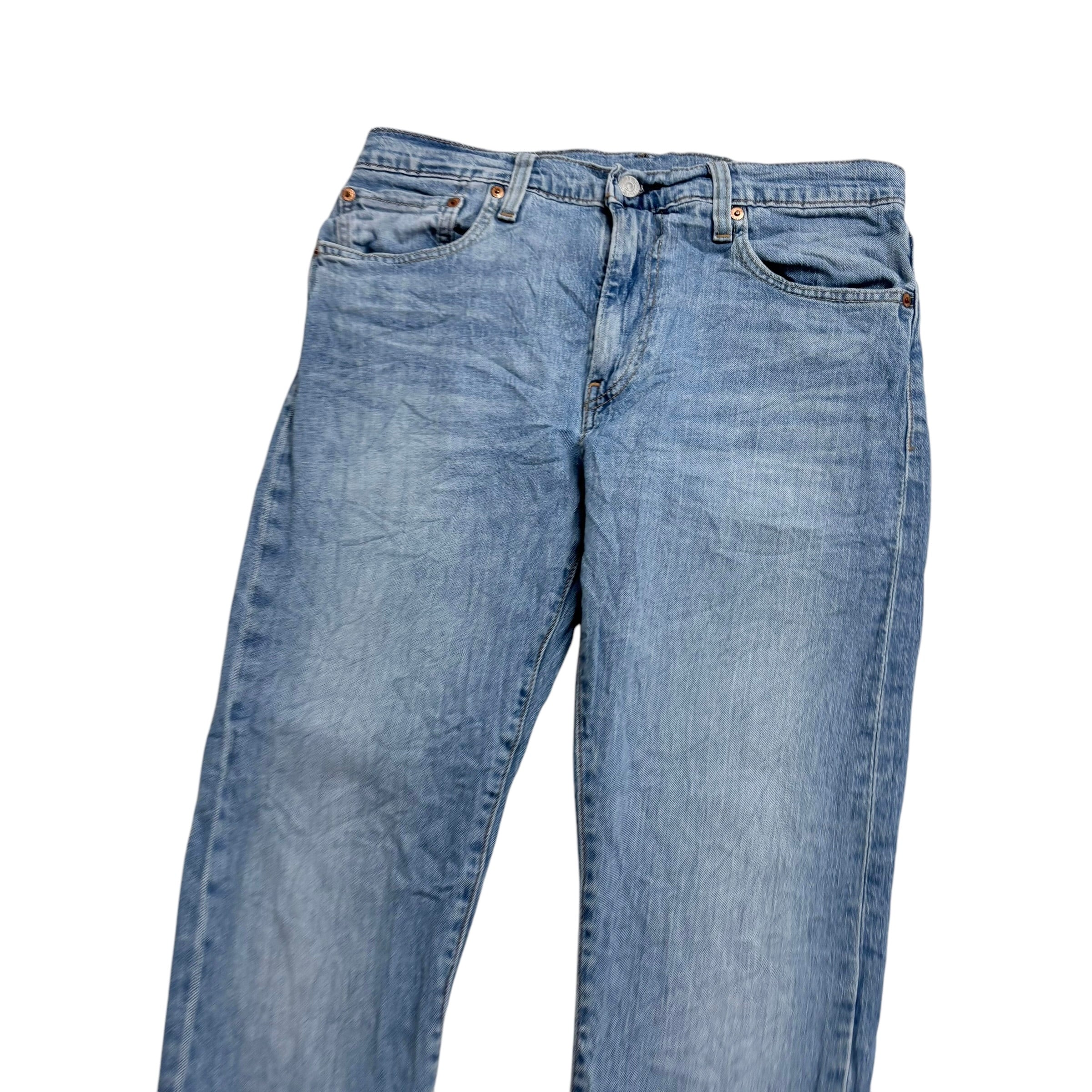 Levis 512 Jeans W31 L32 Mens Light Blue Slim Taper Fit Stretch Premium Denim (E)