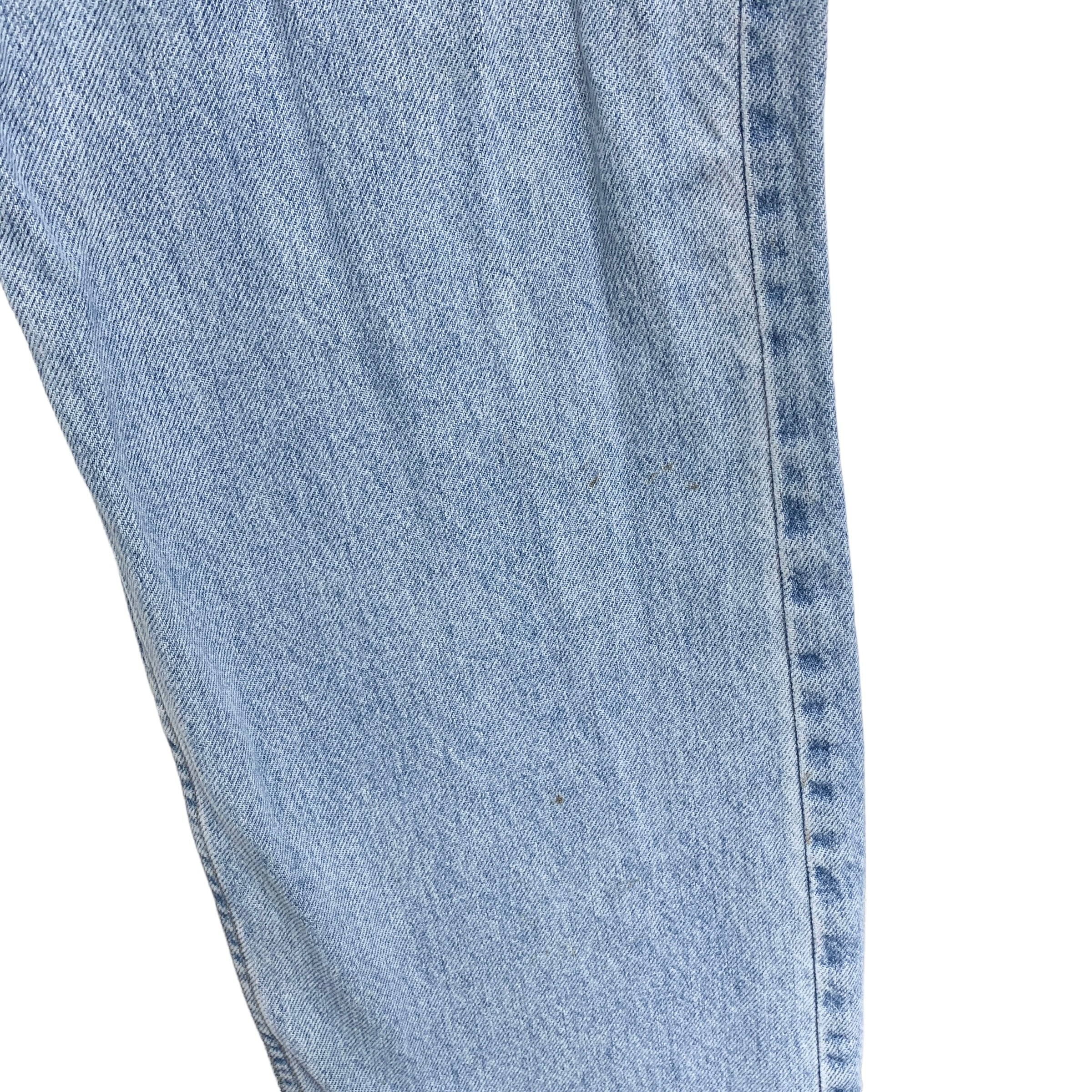 Lee Jeans W38 L34 Mens Vintage Baggy Jeans Relaxed Straight Fit Light Blue Denim