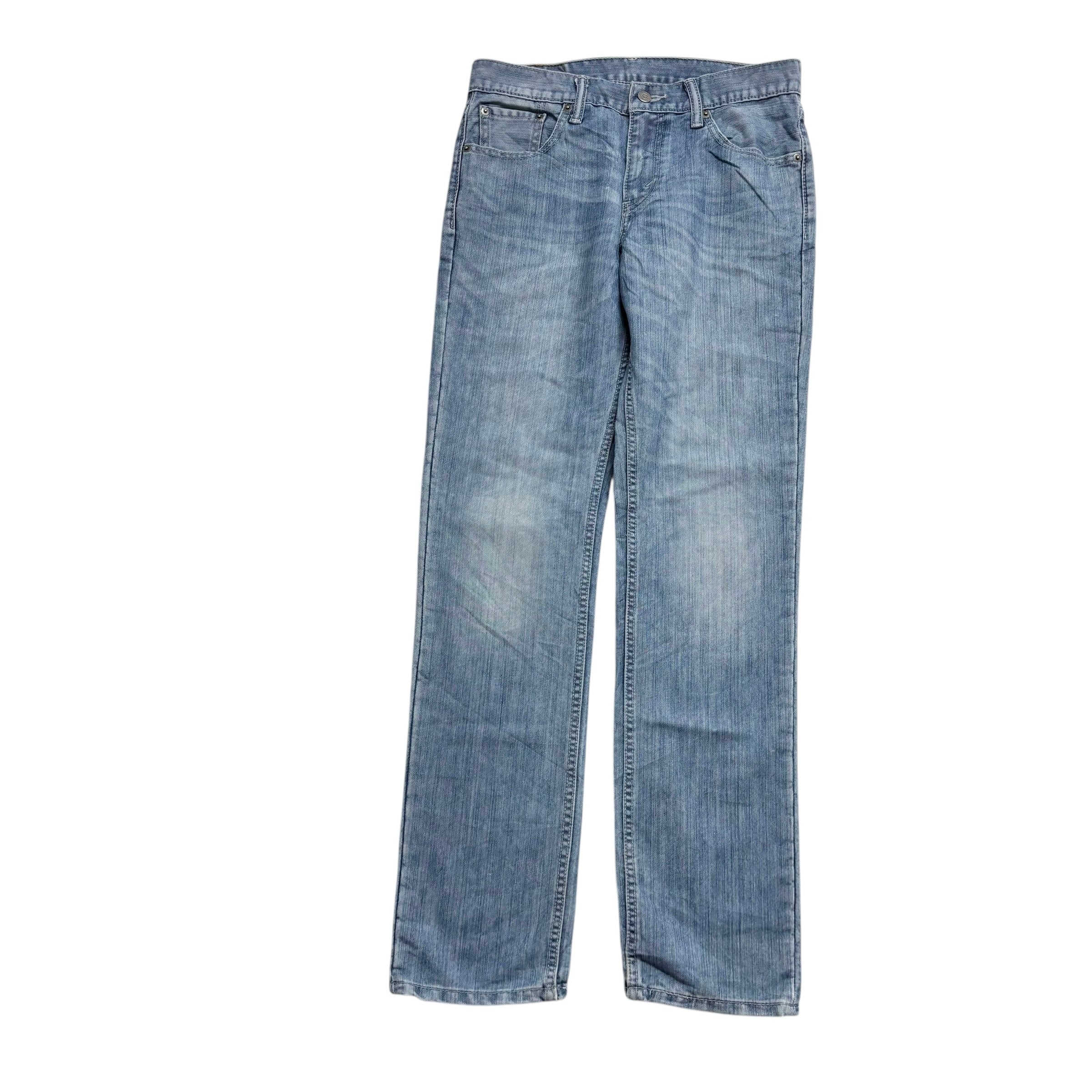 Levis 511 Jeans W30 L32 Mens Mid Blue Slim Fit Denim (E)