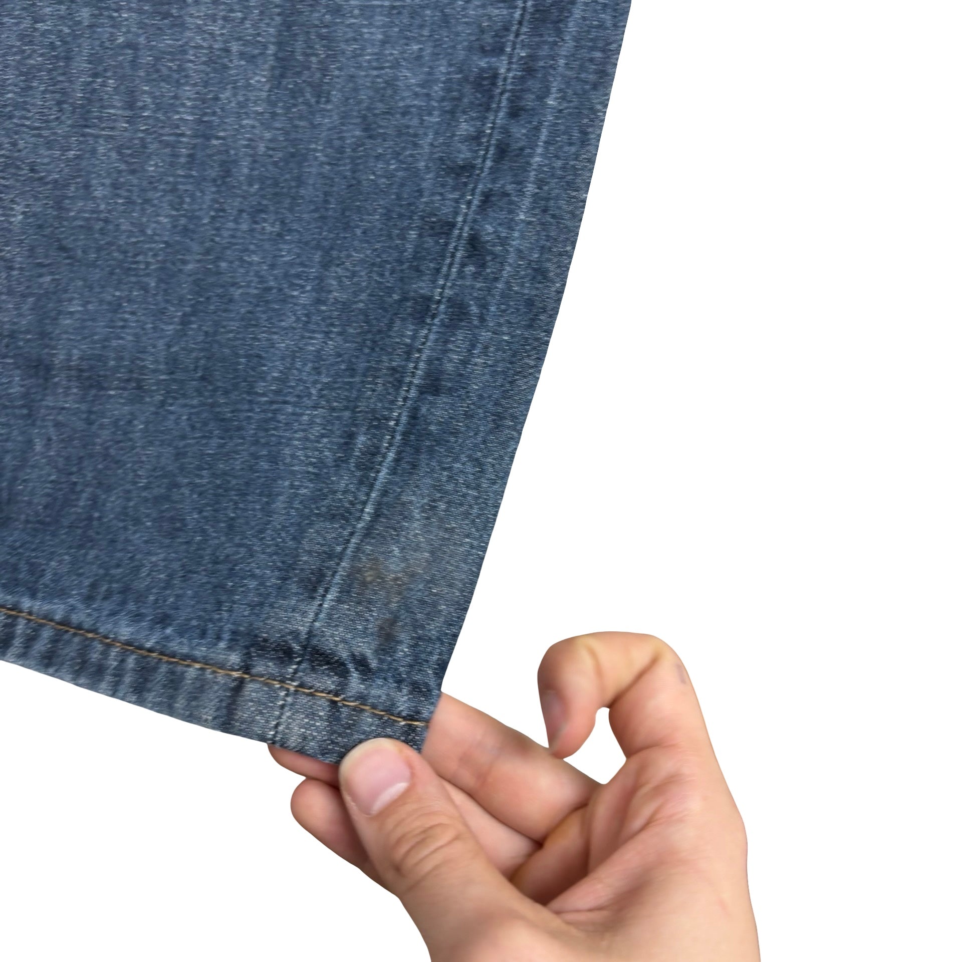 Levis 514 Jeans W34 L29 Mens Dark Blue Regular Straight Fit Denim (F)