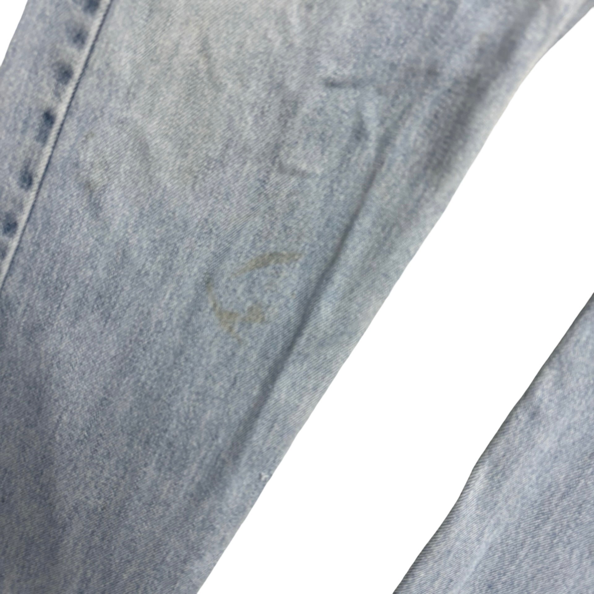 Levis 505 Jeans W33 L30 Mens Light Blue Regular Straight Fit Vintage Denim (F)