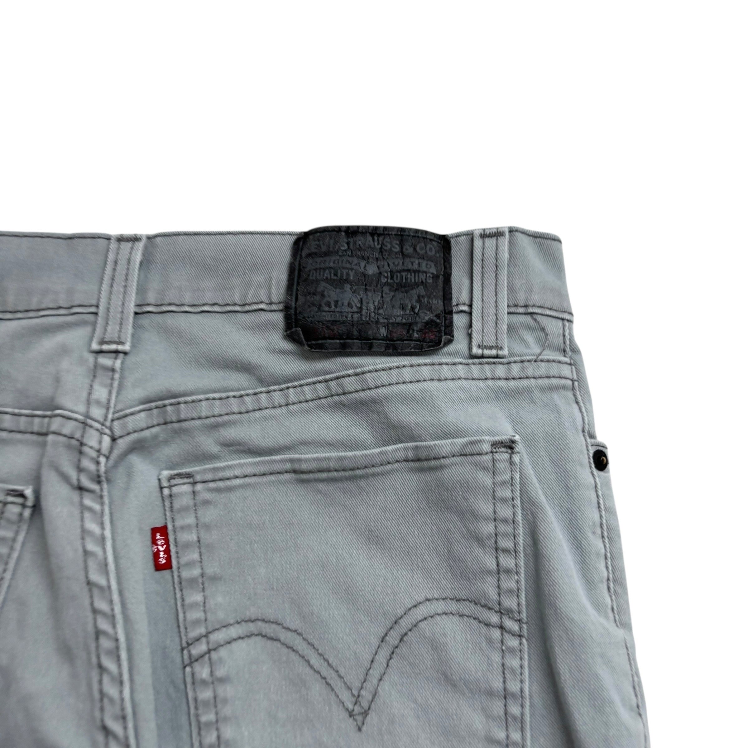 Levis 510 Jeans W33 L32 Mens Blue Skinny Fit Stretch Vintage Denim (E)