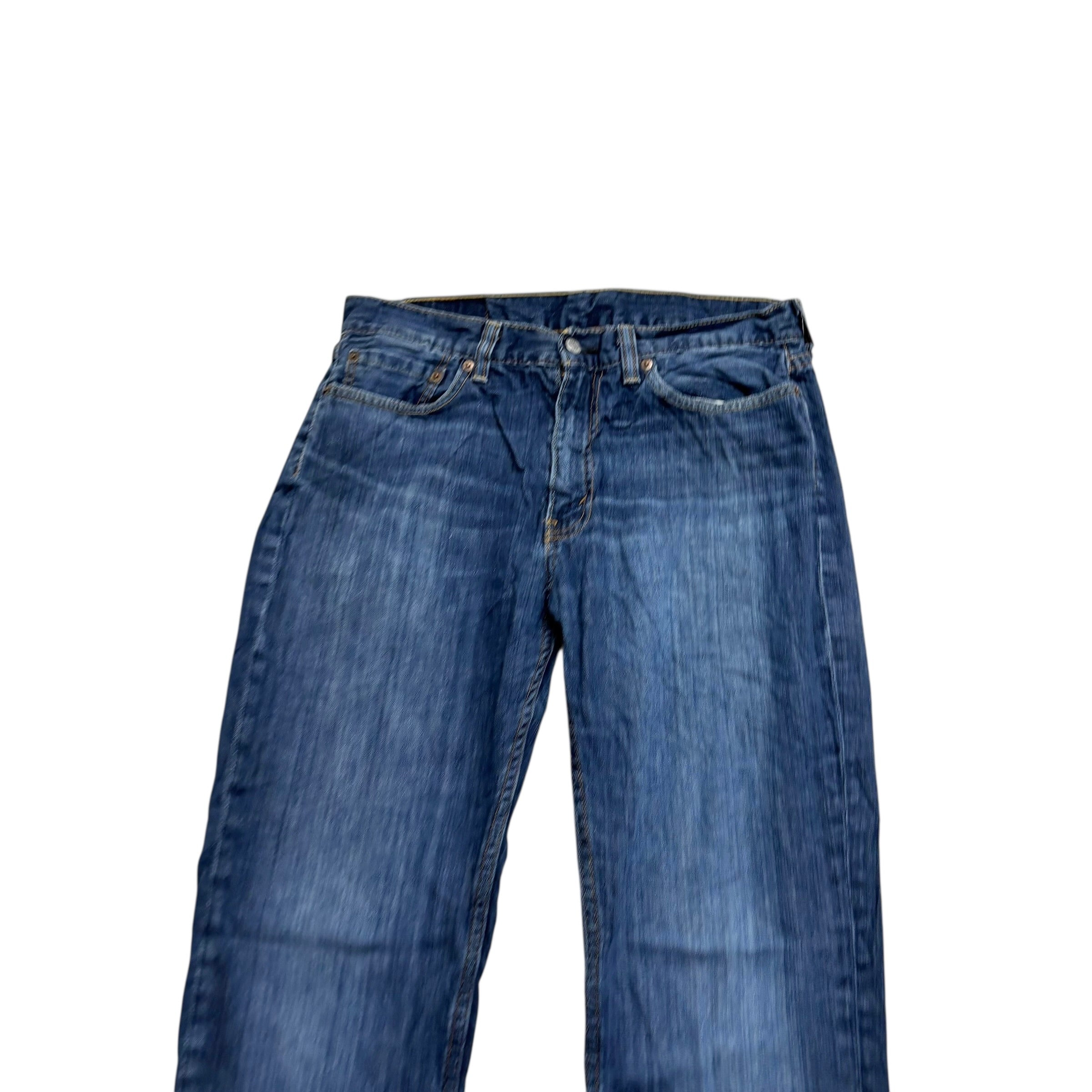 Levis 514 Jeans W32 L32 Mens Dark Blue Regular Straight Fit Denim