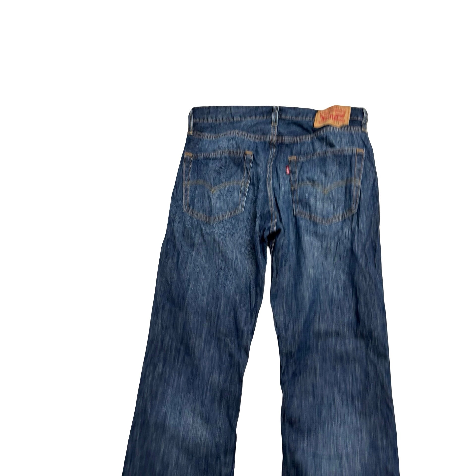 Levis 527 Jeans W31 L32 Mens Dark Blue Slim Bootcut Fit Denim (E)