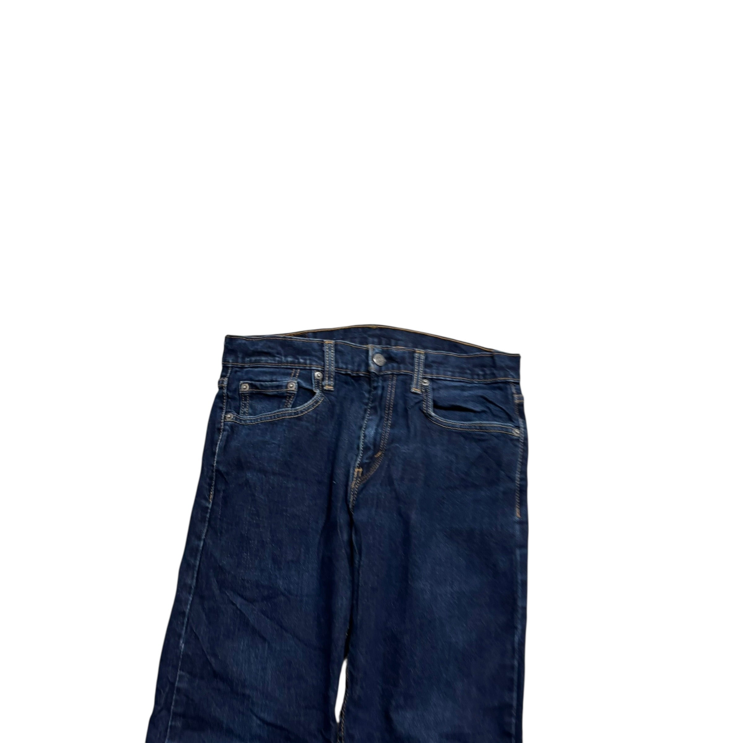Levis 502 Jeans W30 L28 Mens Dark Blue Slim Fit Stretch Denim