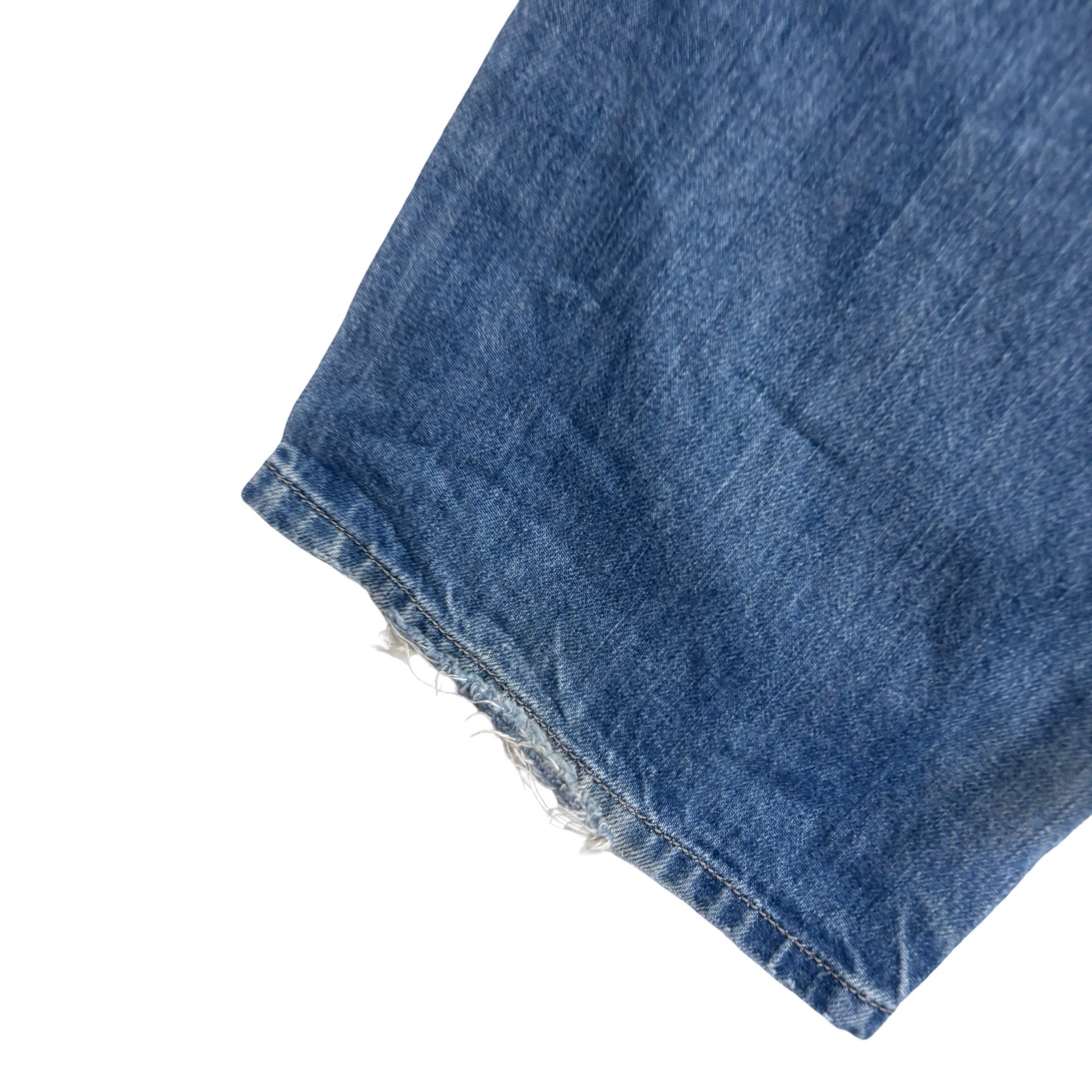 Diesel Larkee Jeans W32 L32 Mens Mid Blue Regular Straight Fit Denim