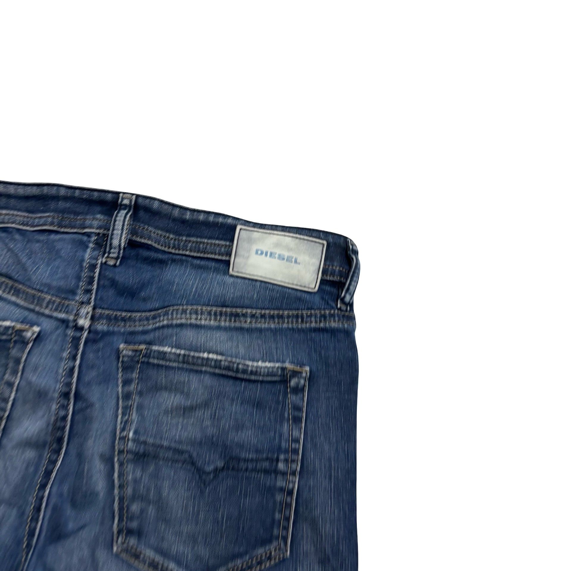 Diesel Buster Jeans W30 L32 Mens Dark Blue Slim Tapered Fit Stretch Denim (E)