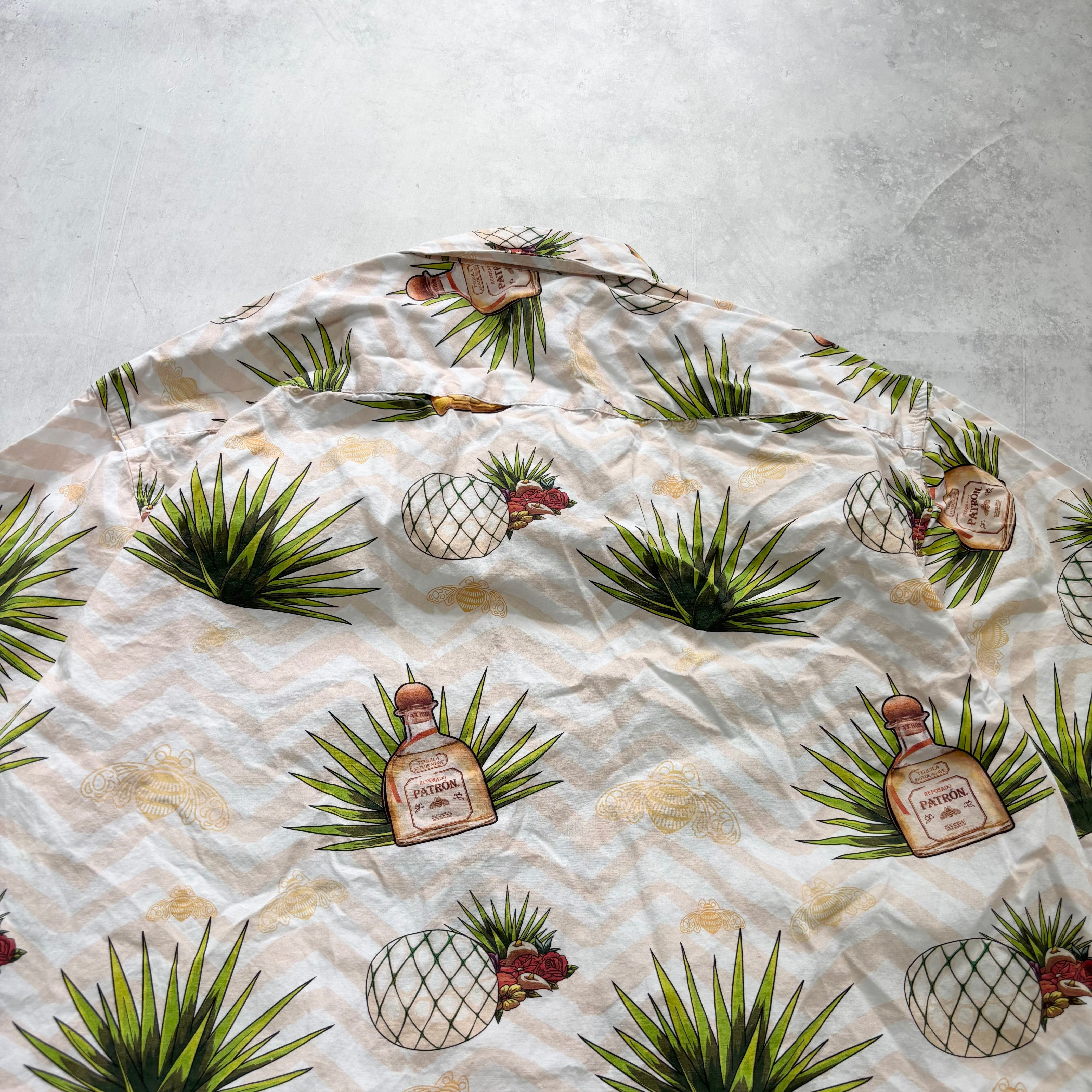 Hawaiian Shirt Mens Large Pink Floral Aloha Short Sleeve Cotton