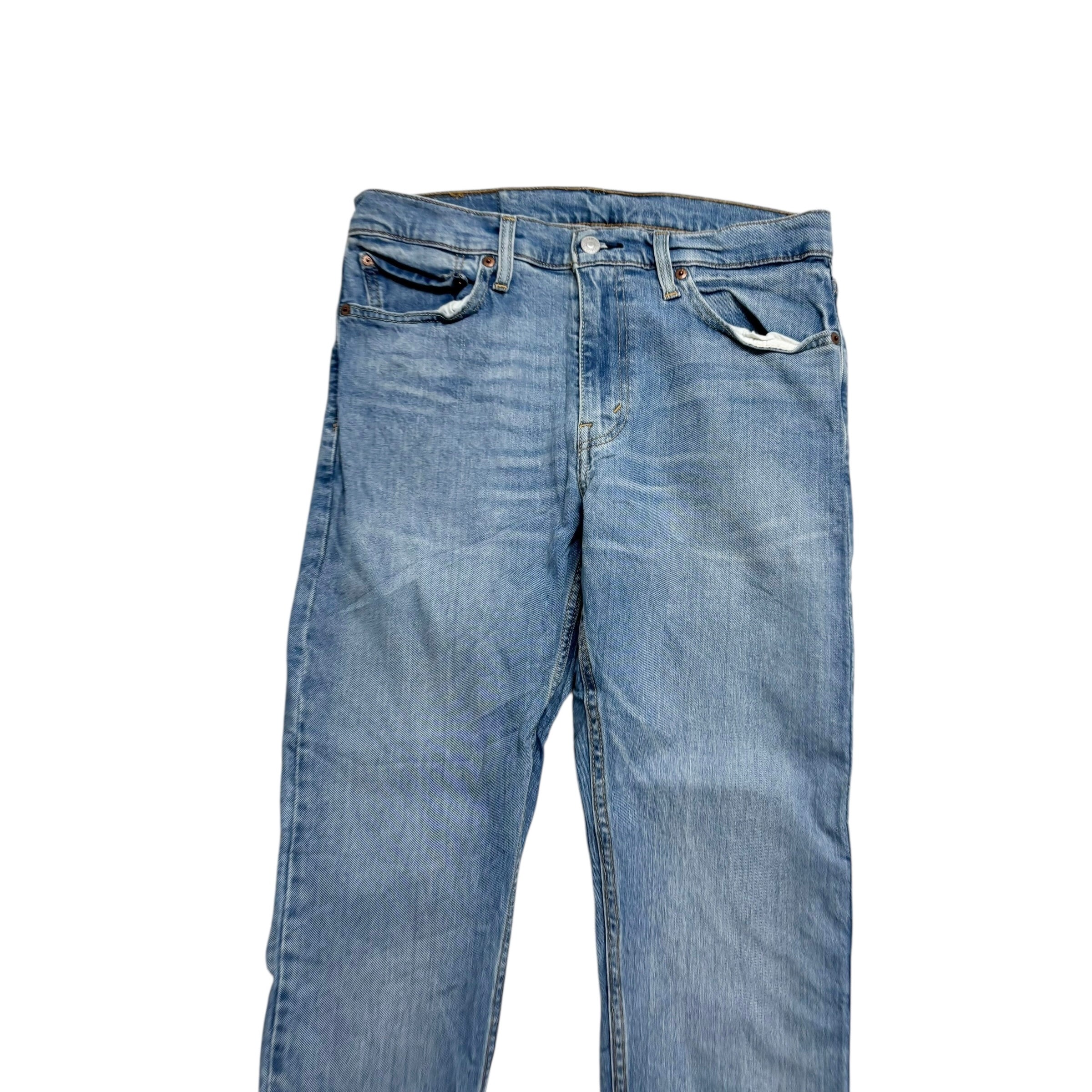 Levis 512 Jeans W32 L30 Mens Light Blue Slim Tapered Fit Stretch Denim (E)