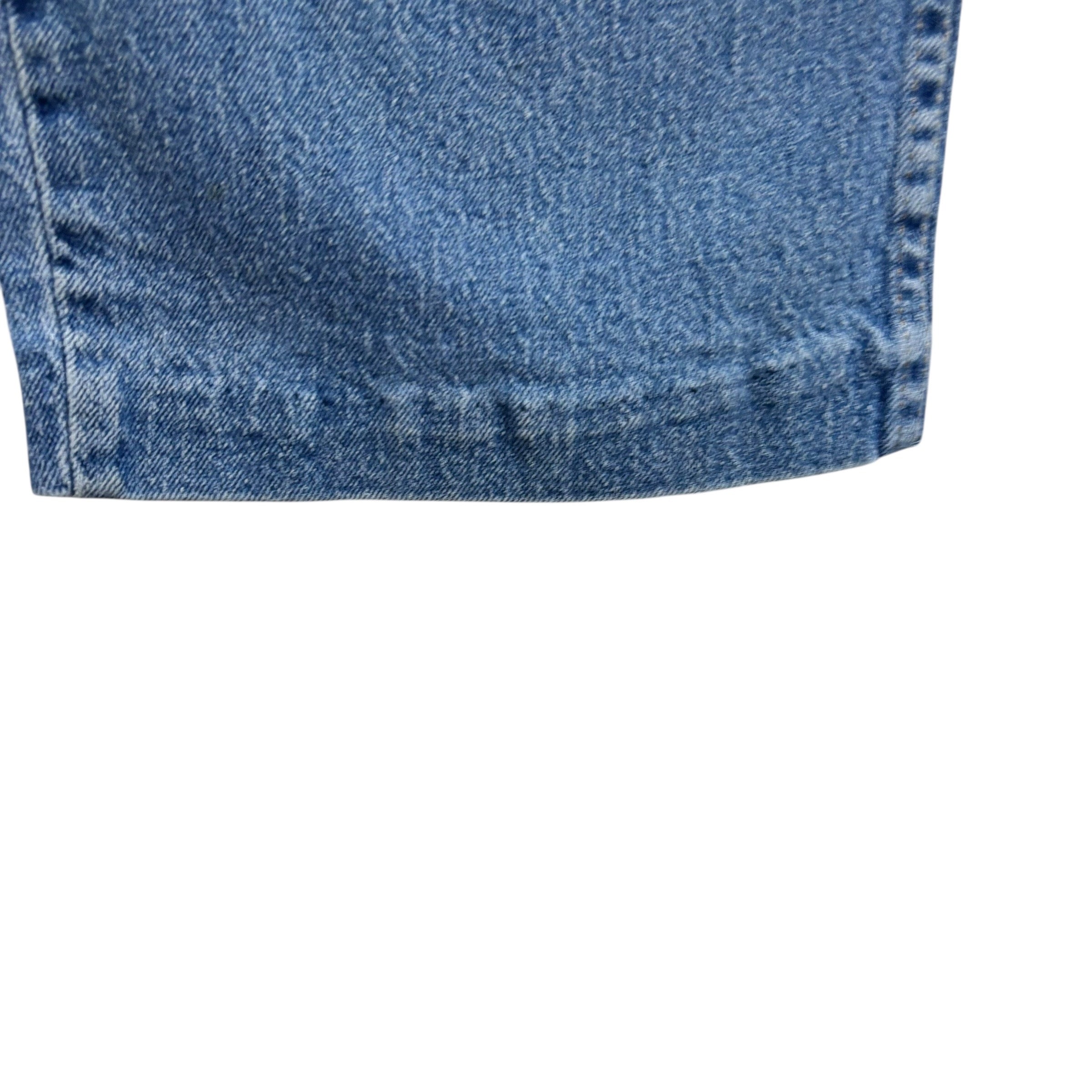 Wrangler Jeans W46 L27 Mens Mid Blue Regular Straight Fit Stretch Denim