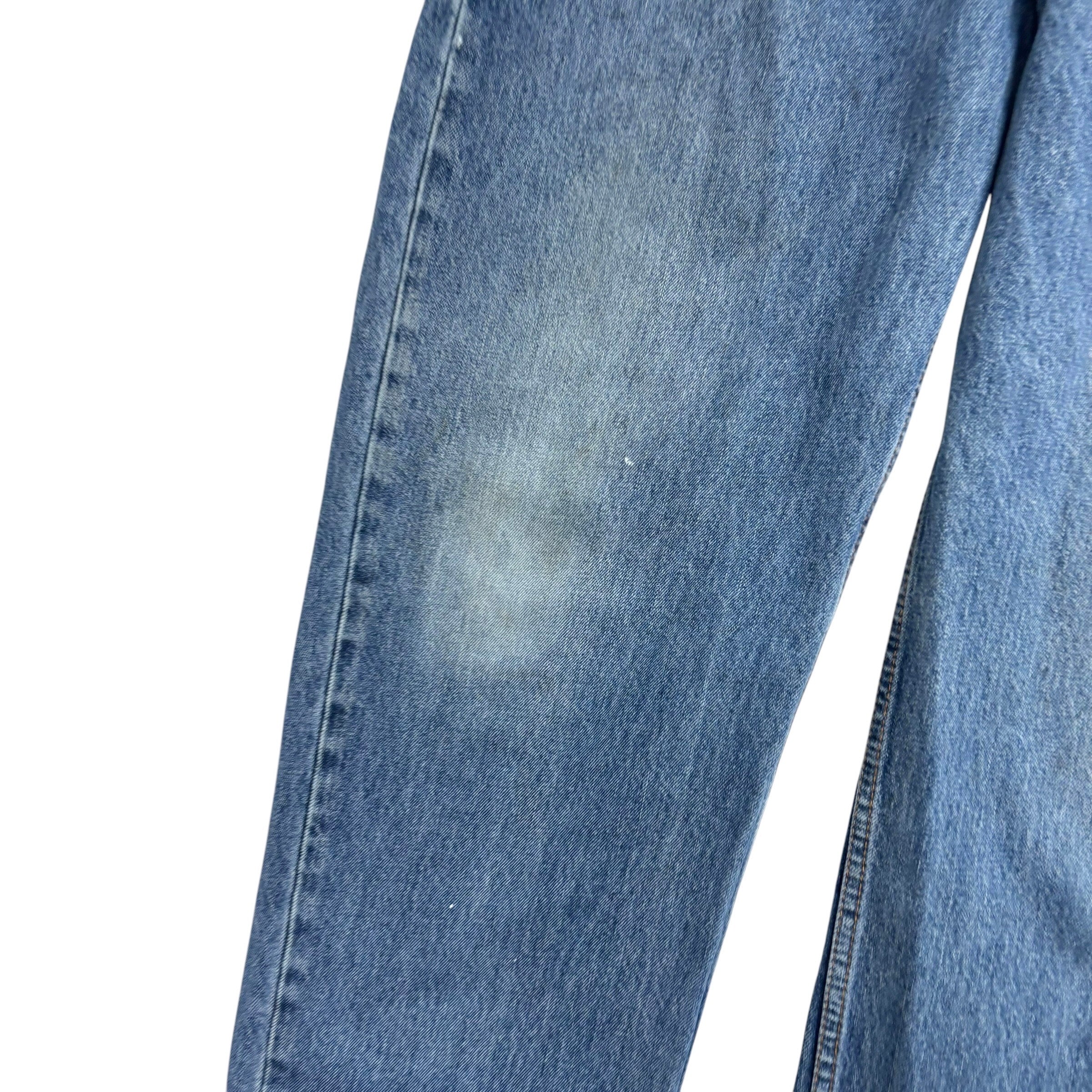 Levis 550 Jeans W38 L34 Mens Mid Blue Baggy Relaxed Straight Fit Denim (F)