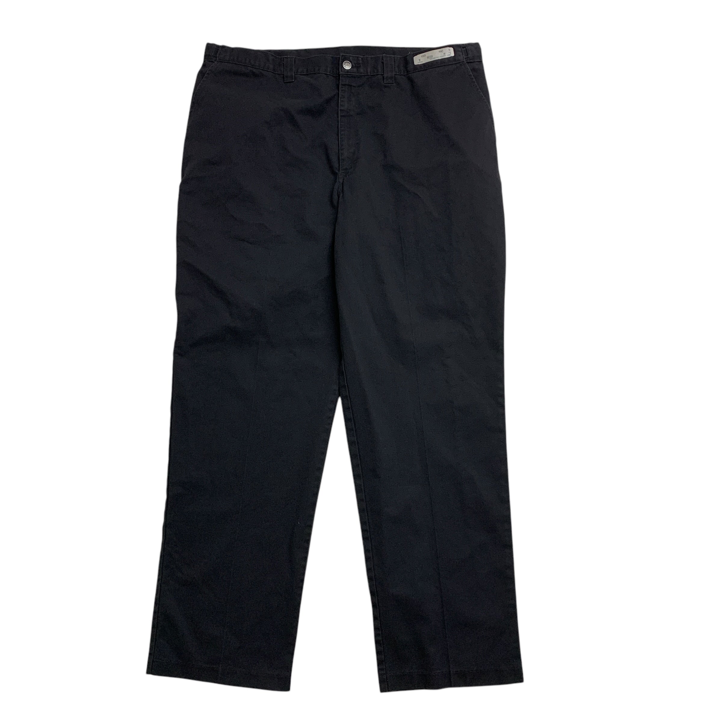 Dickies Trousers W42 L34 Mens Black Pants Baggy Relaxed Fit Workwear