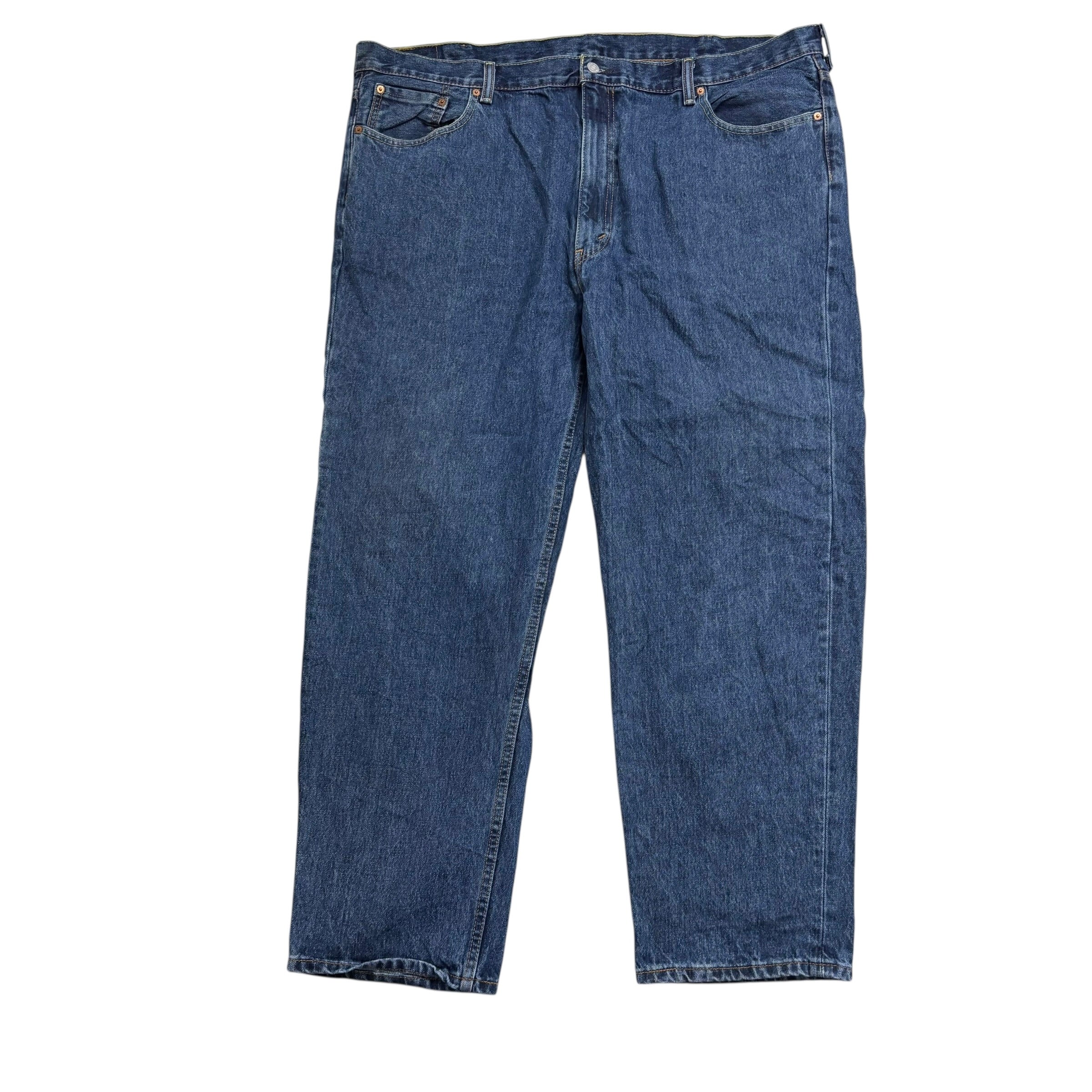 Levis 550 Jeans W46 L32 Mens Mid Blue Baggy Relaxed Straight Fit Denim (E)