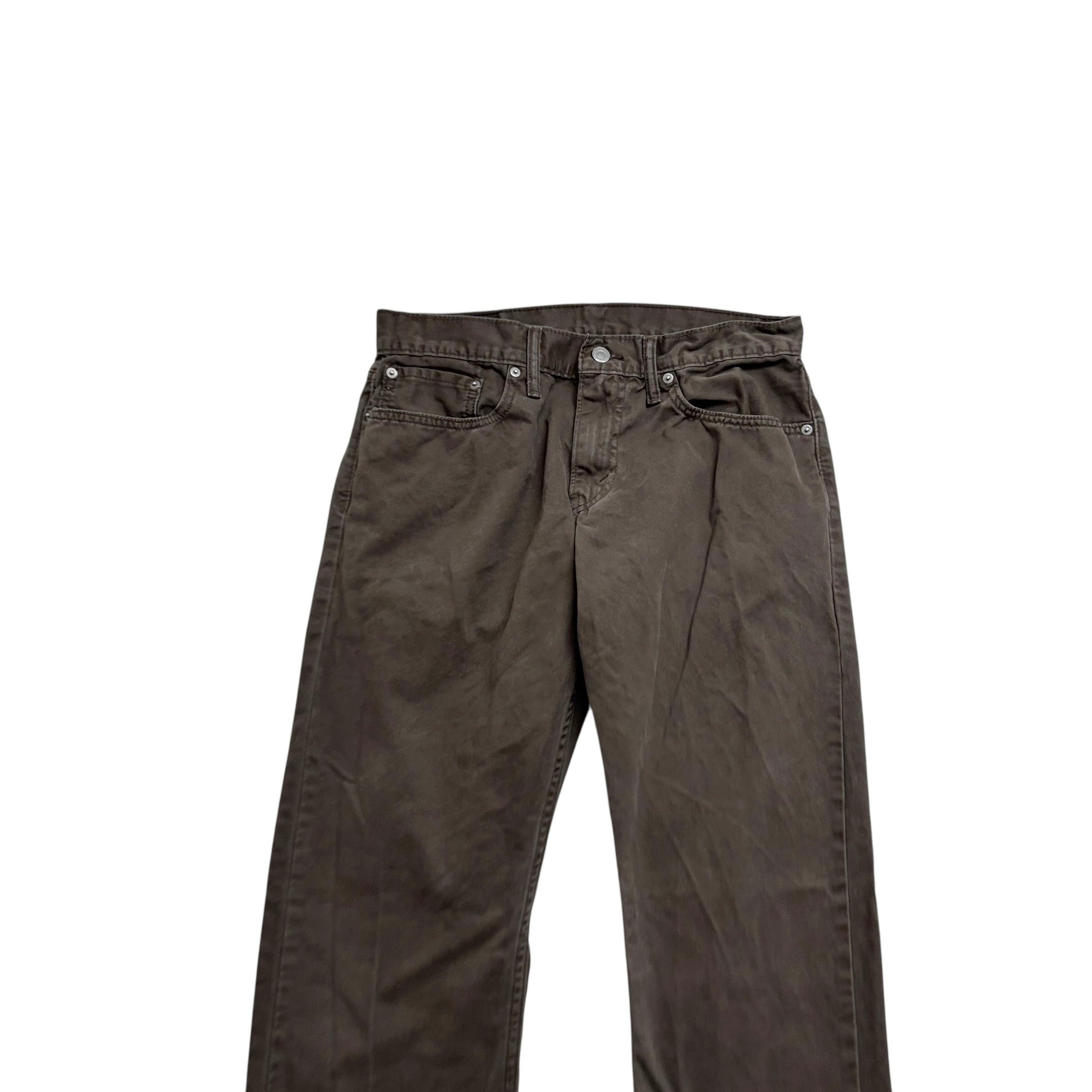 Levis 514 Trousers W31 L32 Mens Brown Regular Straight Fit Pants