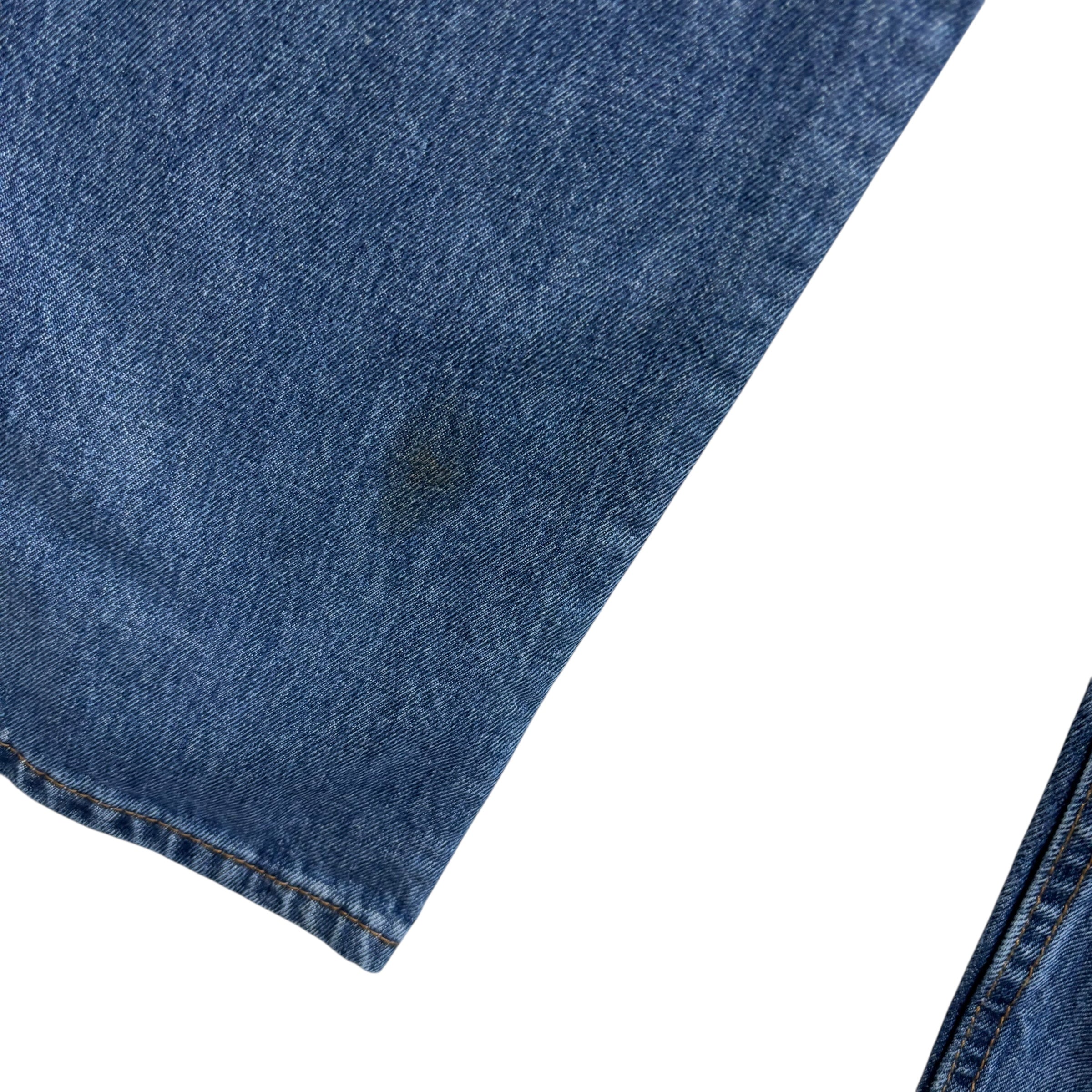 Levis 550 Jeans W40 L32 Mens Mid Blue Baggy Relaxed Straight Fit Denim