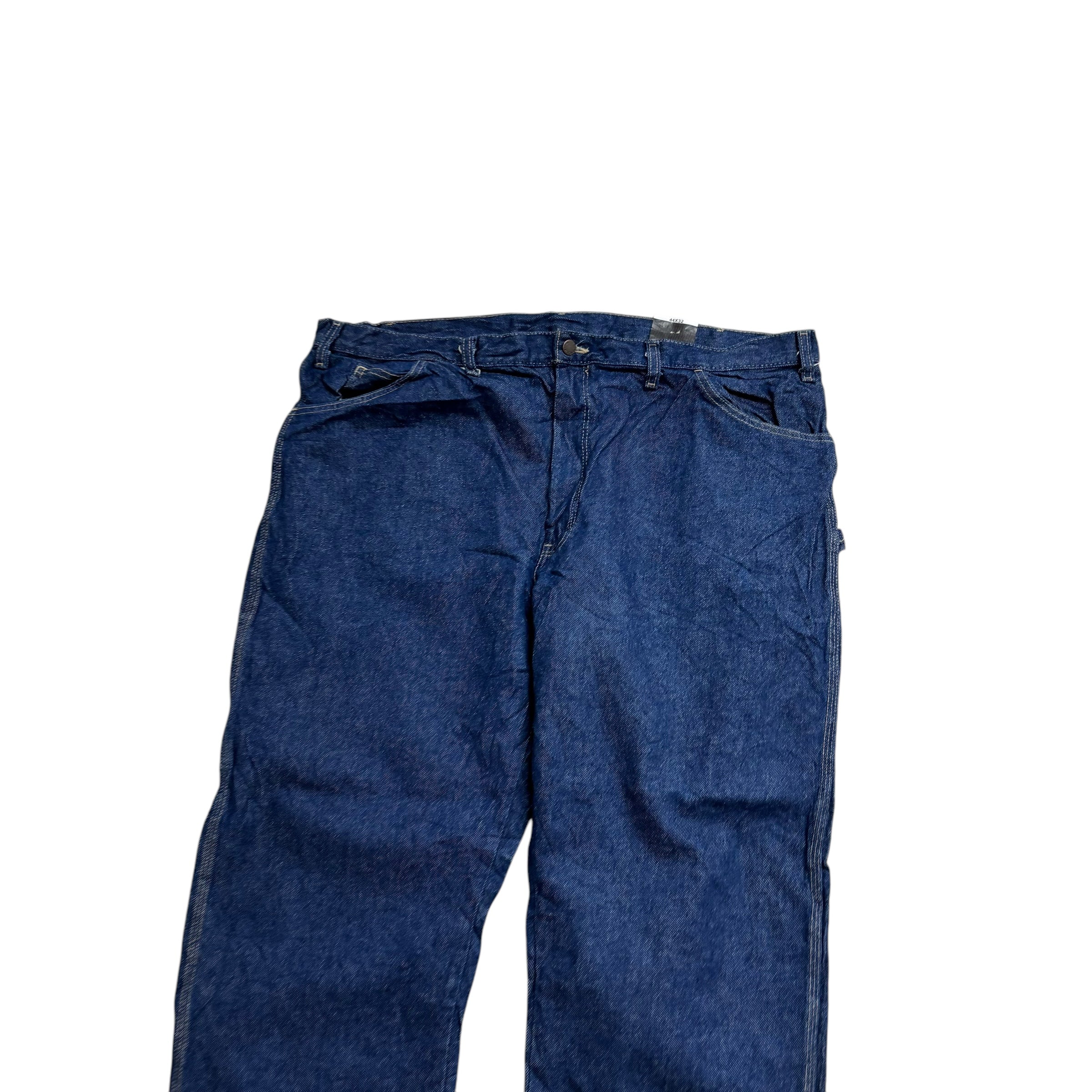 Dickies Carpenter Jeans W44 L32 Mens Dark Blue Relaxed Straight Fit Pants
