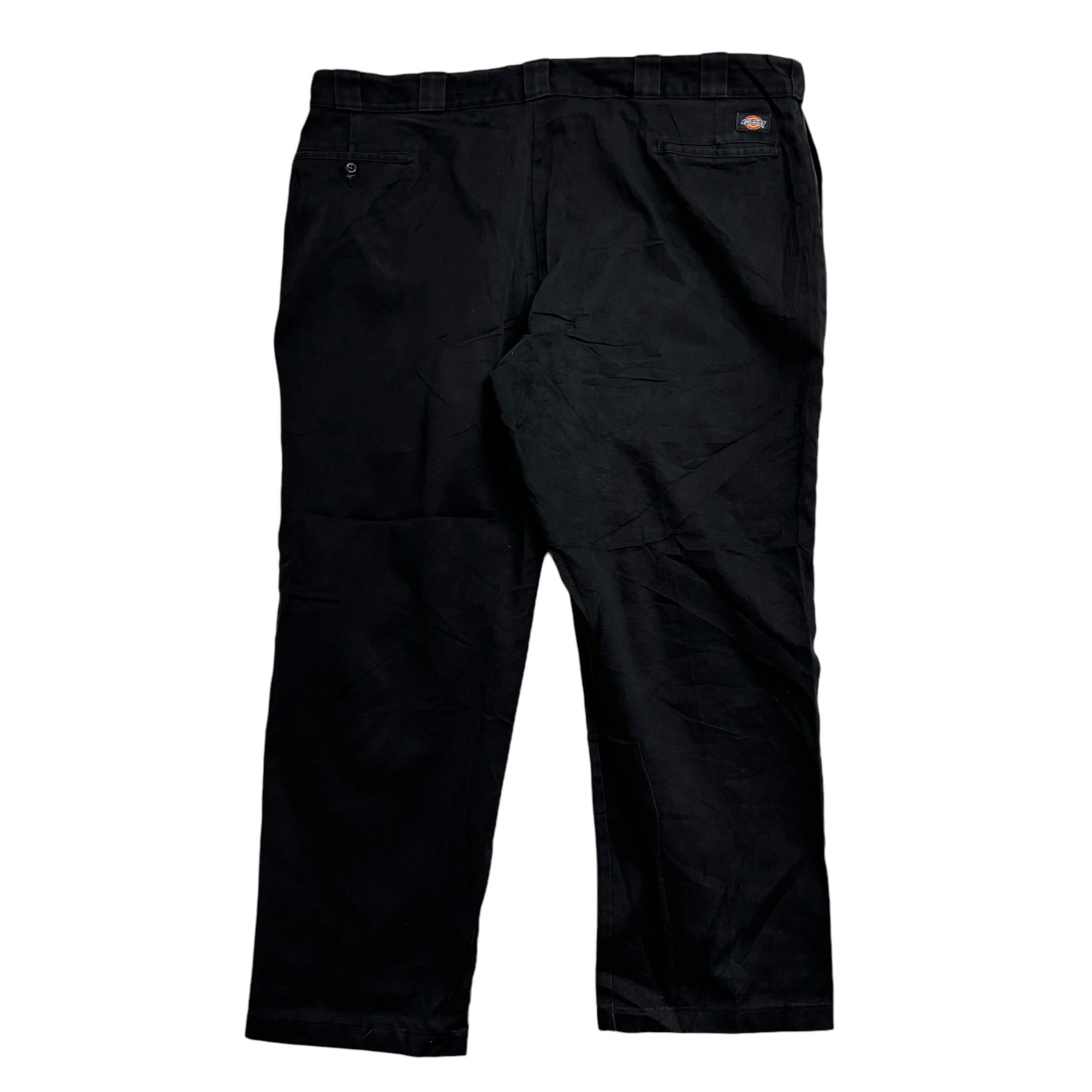 Dickies 874 Trousers W46 L30 Mens Black Pants Original Straight Fit Workwear