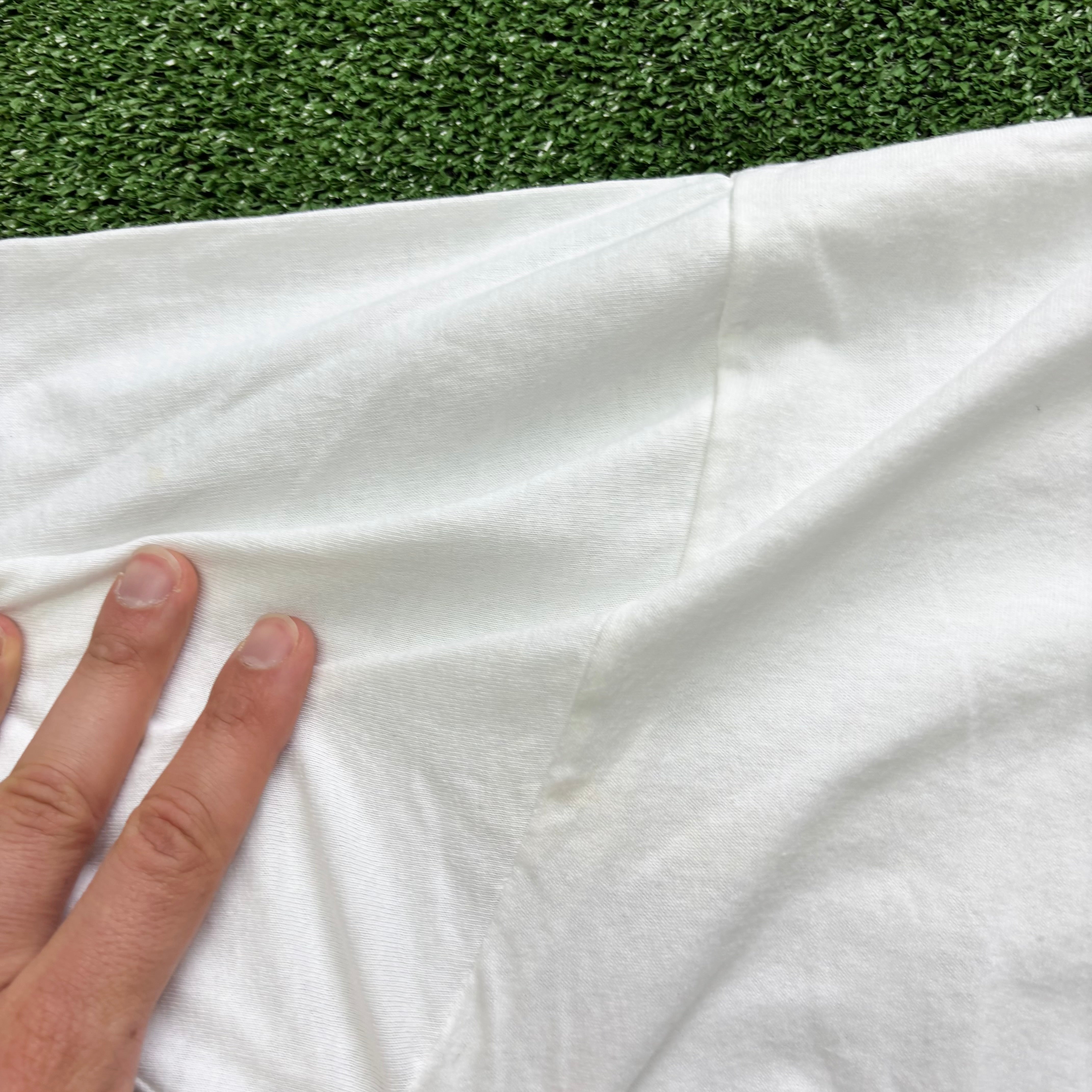 Vintage T Shirt Mens XL White Single Stitch Graphic Print 90s USA