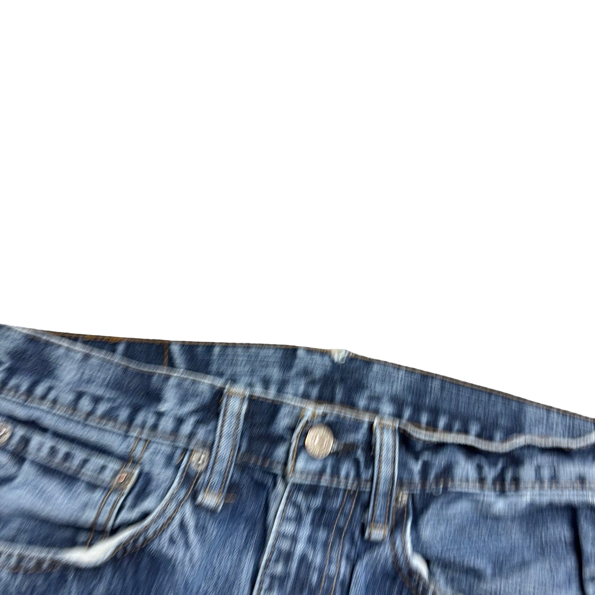 Levis 505 Jeans W30 L29 Mens Mid Blue Regular Straight Fit Denim (F)