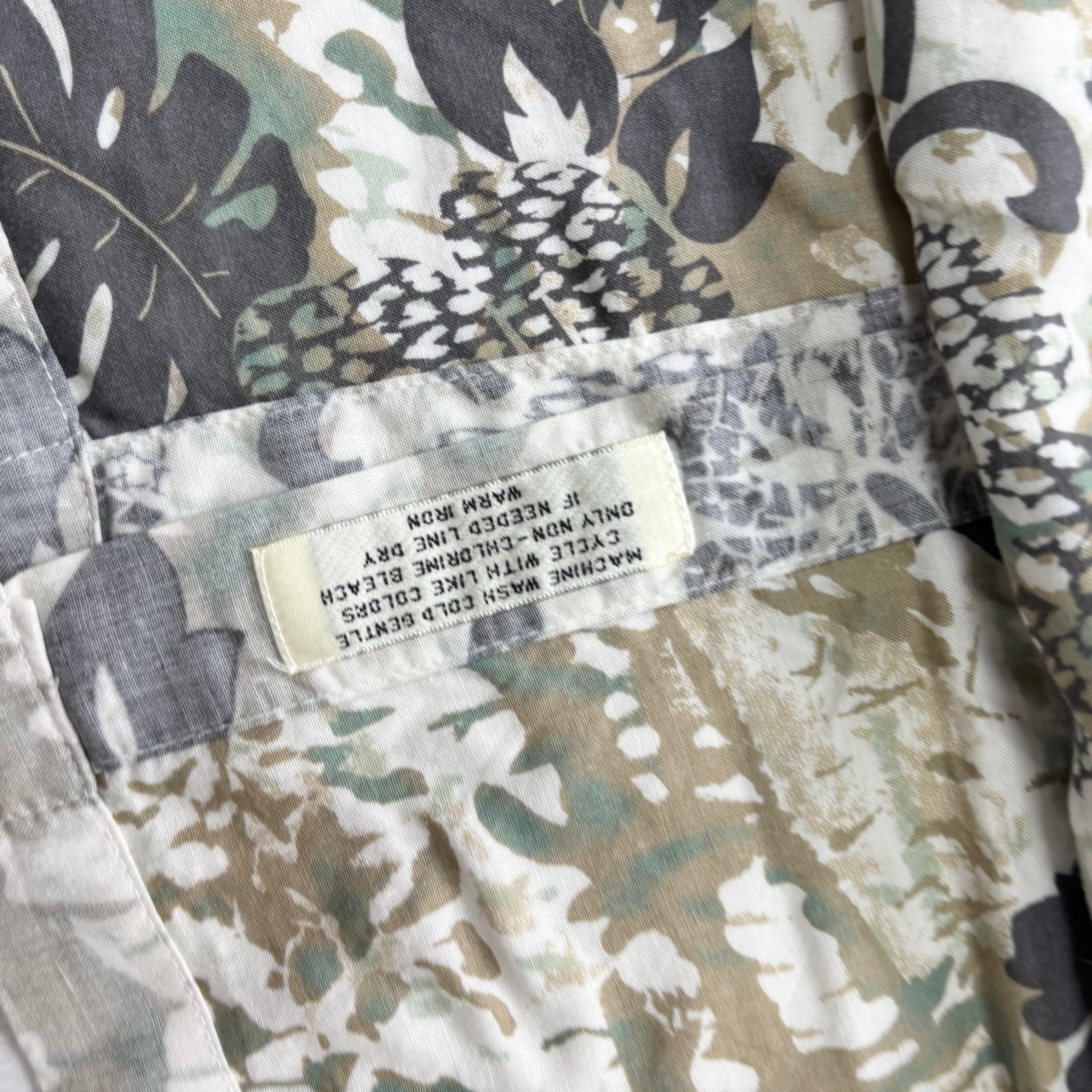 Vintage Hawaiian Shirt Mens XXL Multi Floral Aloha Short Sleeve Rayon (E)