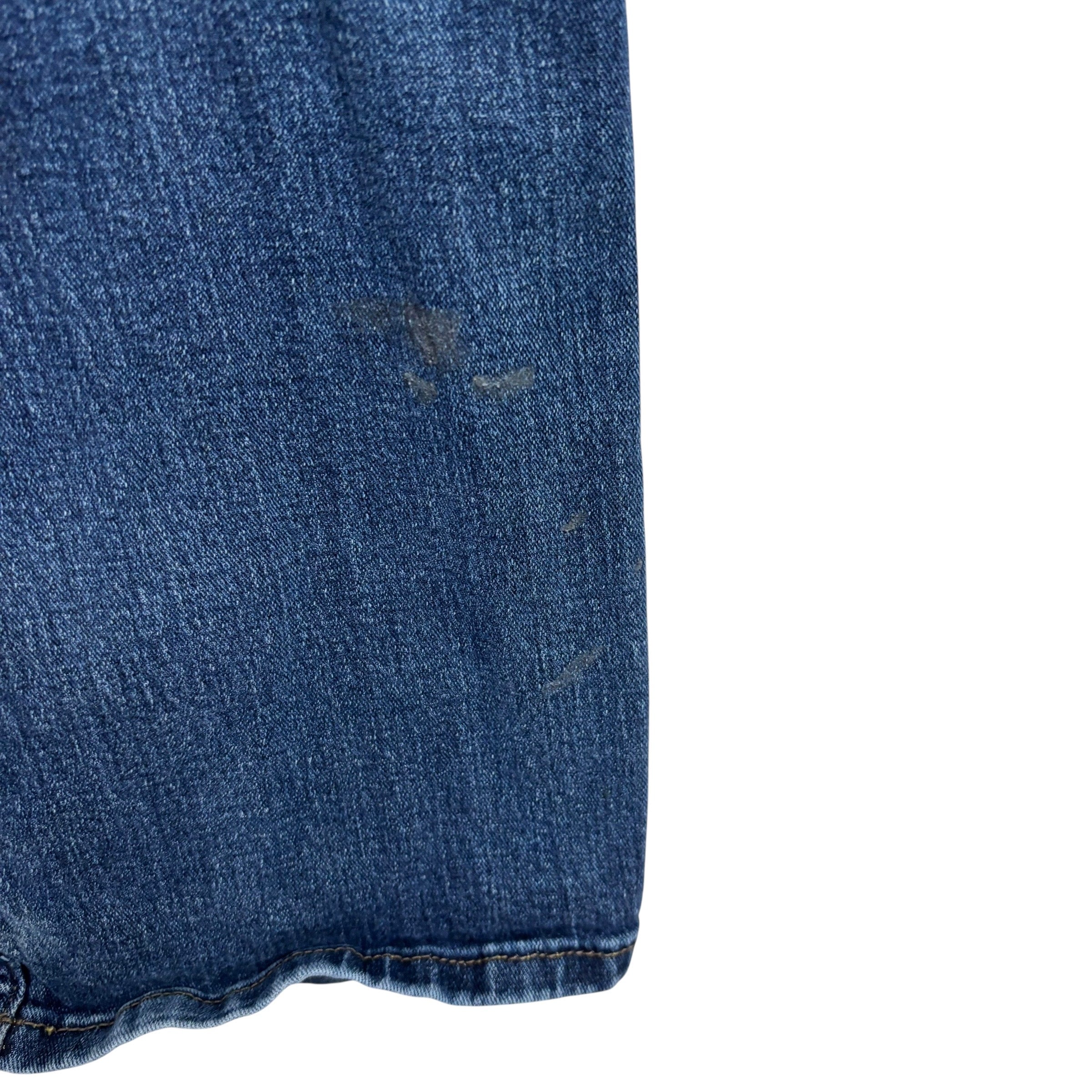 Wrangler Jeans W34 L32 Mens Dark Blue Slim Straight Fit Stretch Denim (F)