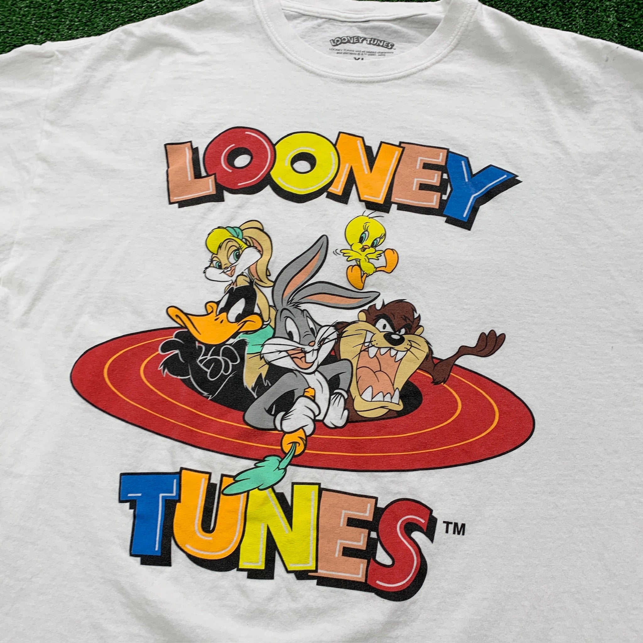 Looney Tunes T Shirt Mens XL White Cartoon Comics