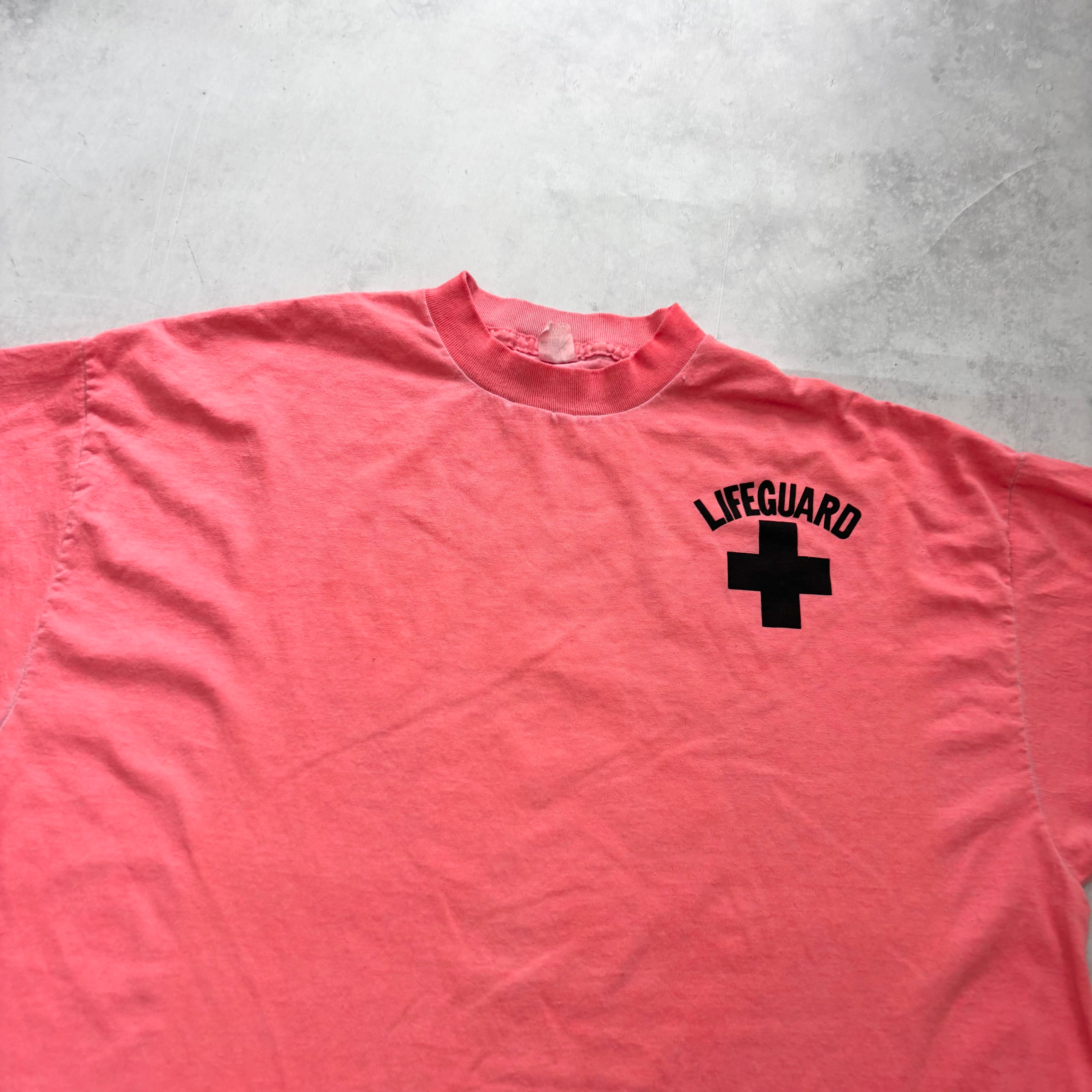 Vintage T Shirt Mens XXL Pink Single Stitch Graphic Print 90s (E)