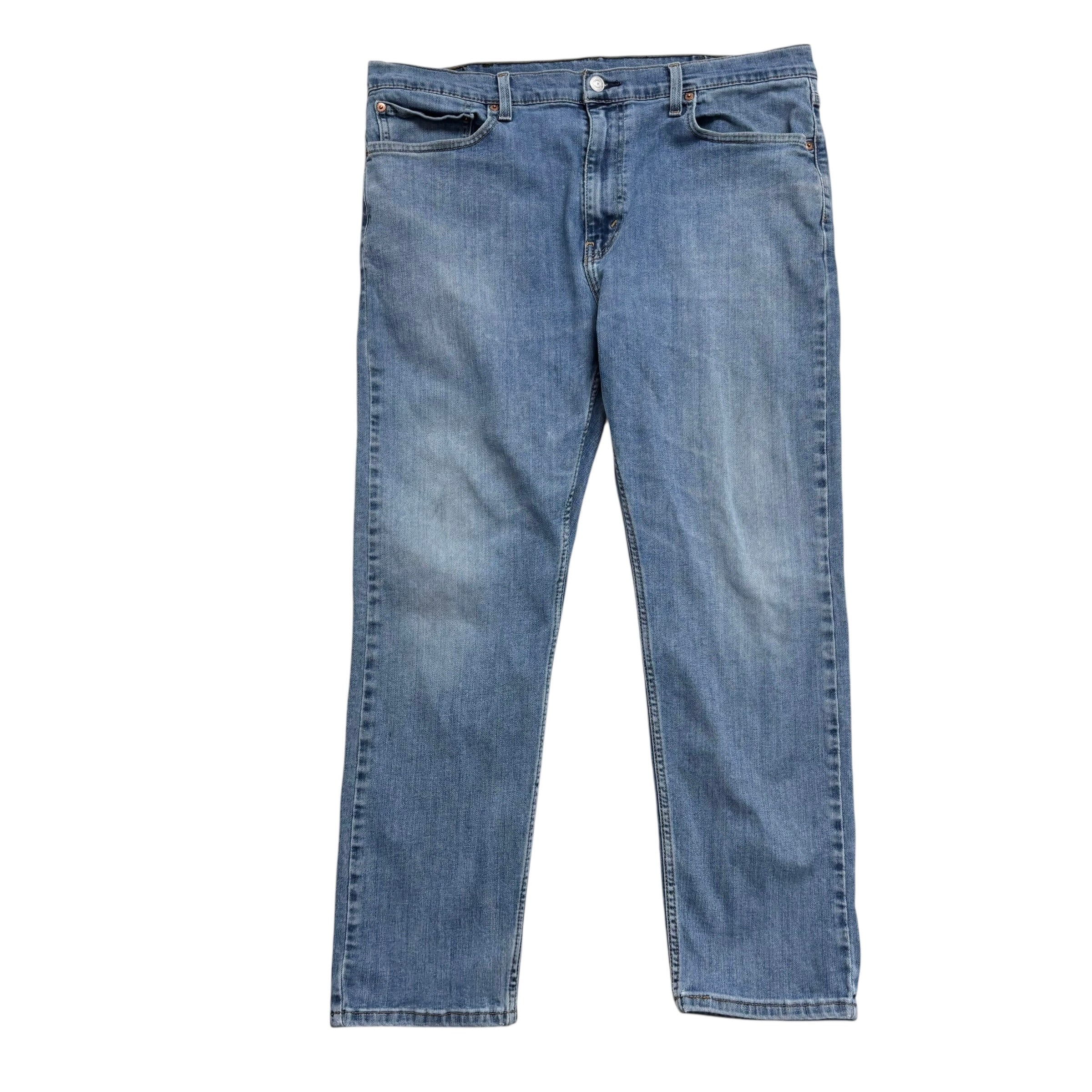 Levis 502 Jeans W38 L28 Mens Mid Blue Regular Tapered Fit Stretch Denim