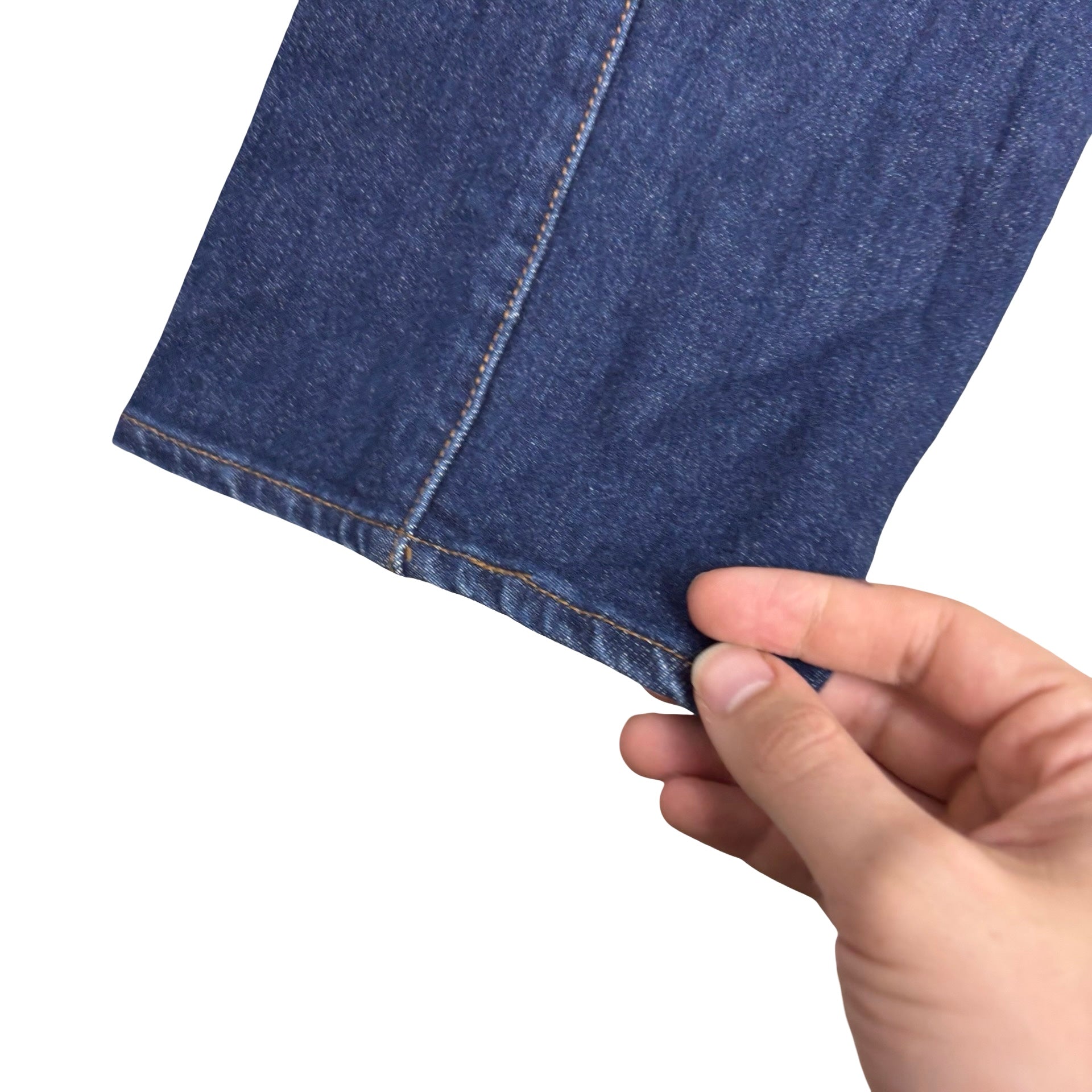 Levis 502 Engineered Jeans W36 L30 Mens Dark Blue Twisted Tapered Stretch (E)