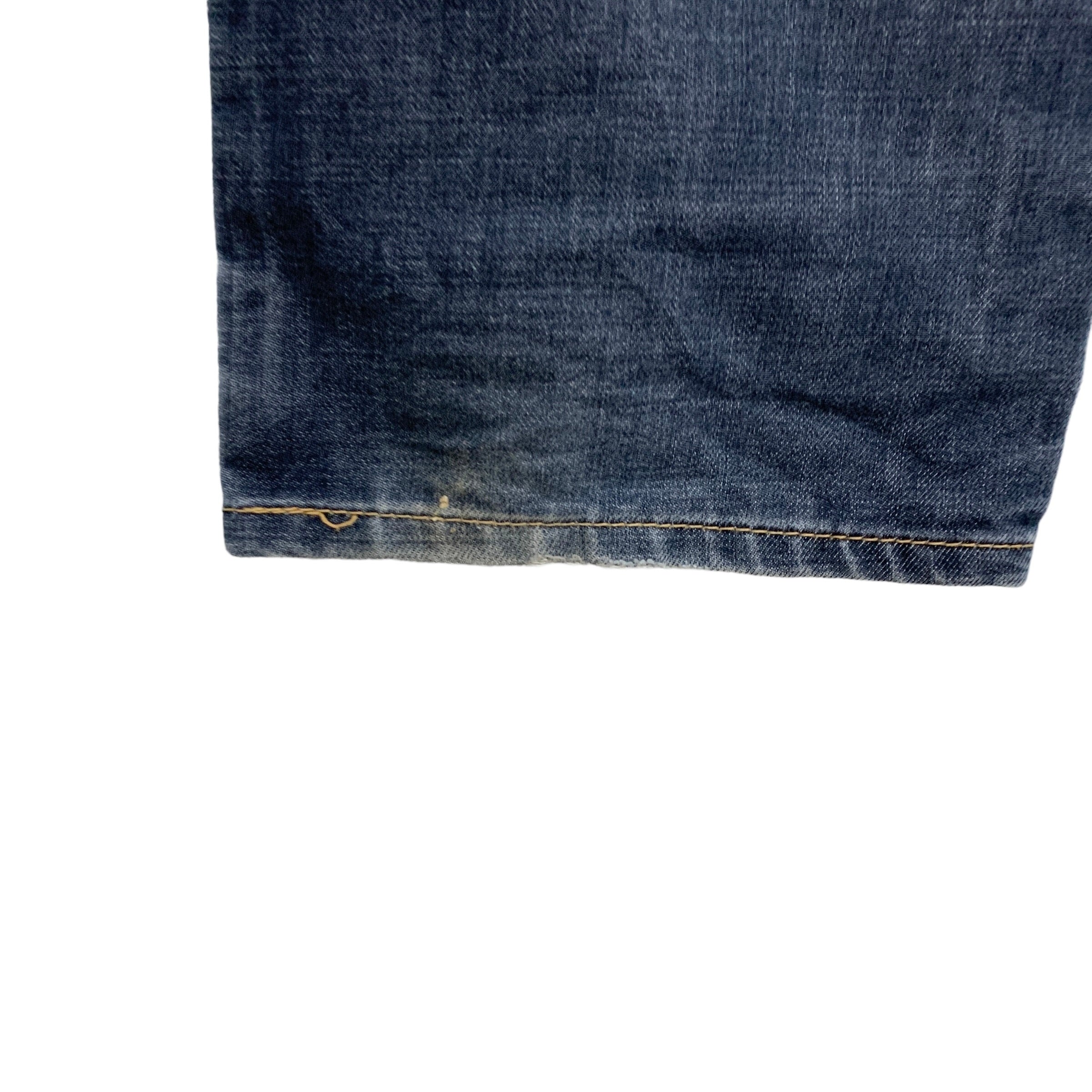 Levis 513 Jeans W36 L34 Mens Dark Blue Regular Straight Fit Denim