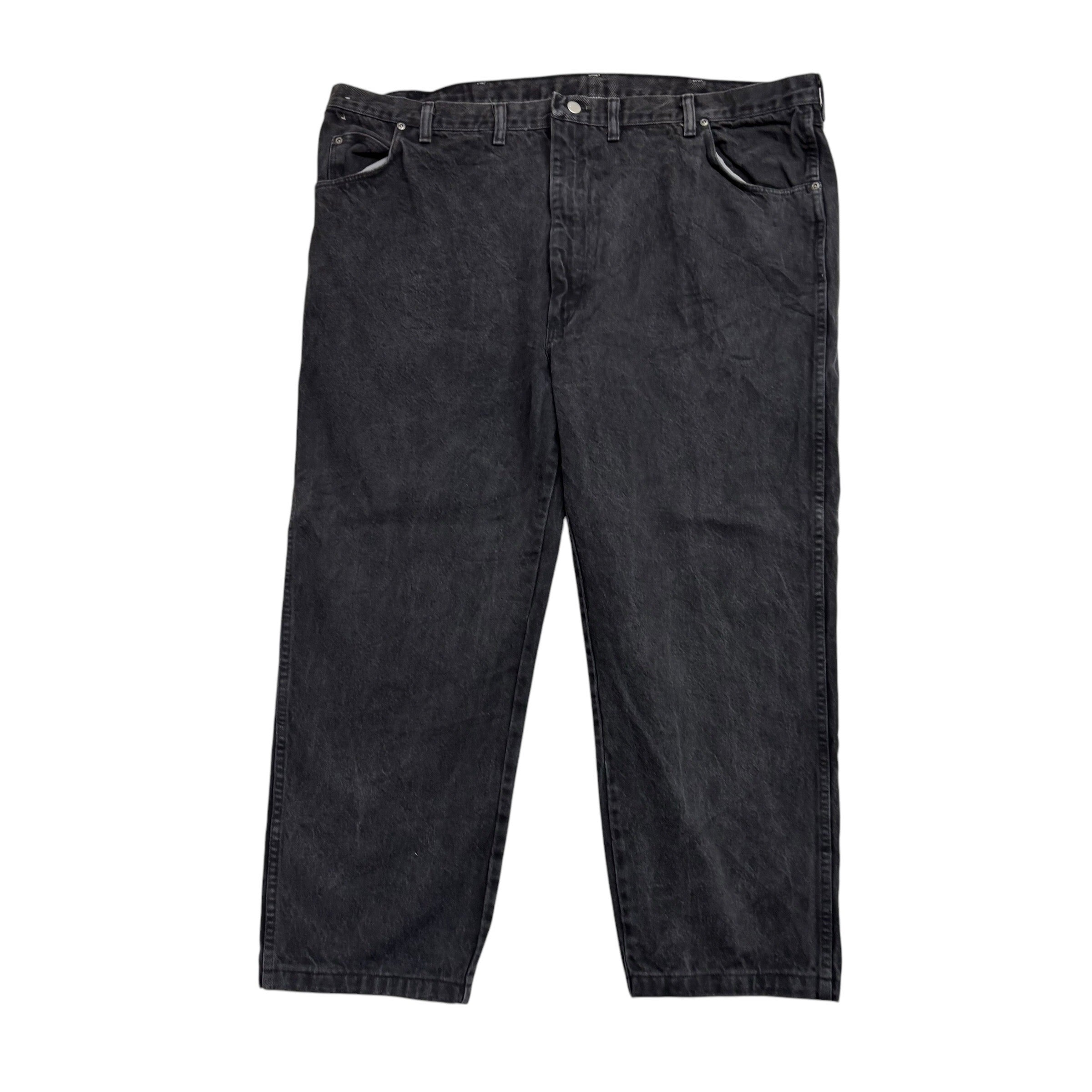 Wrangler Jeans W46 L27 Mens Black Regular Straight Fit Made In USA Vintage (E)
