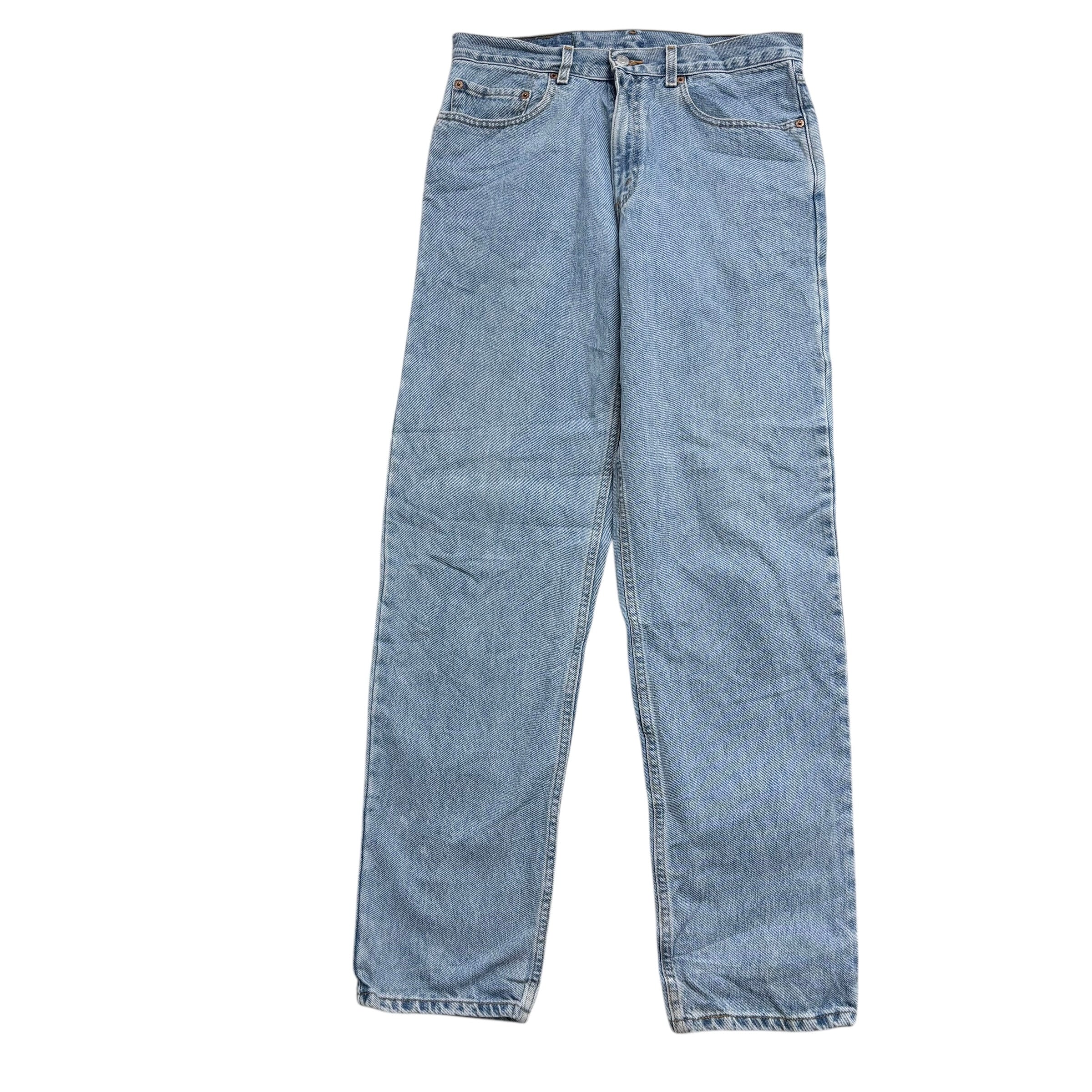 Levis 550 Jeans W33 L34 Mens Light Blue Relaxed Straight Vintage Denim