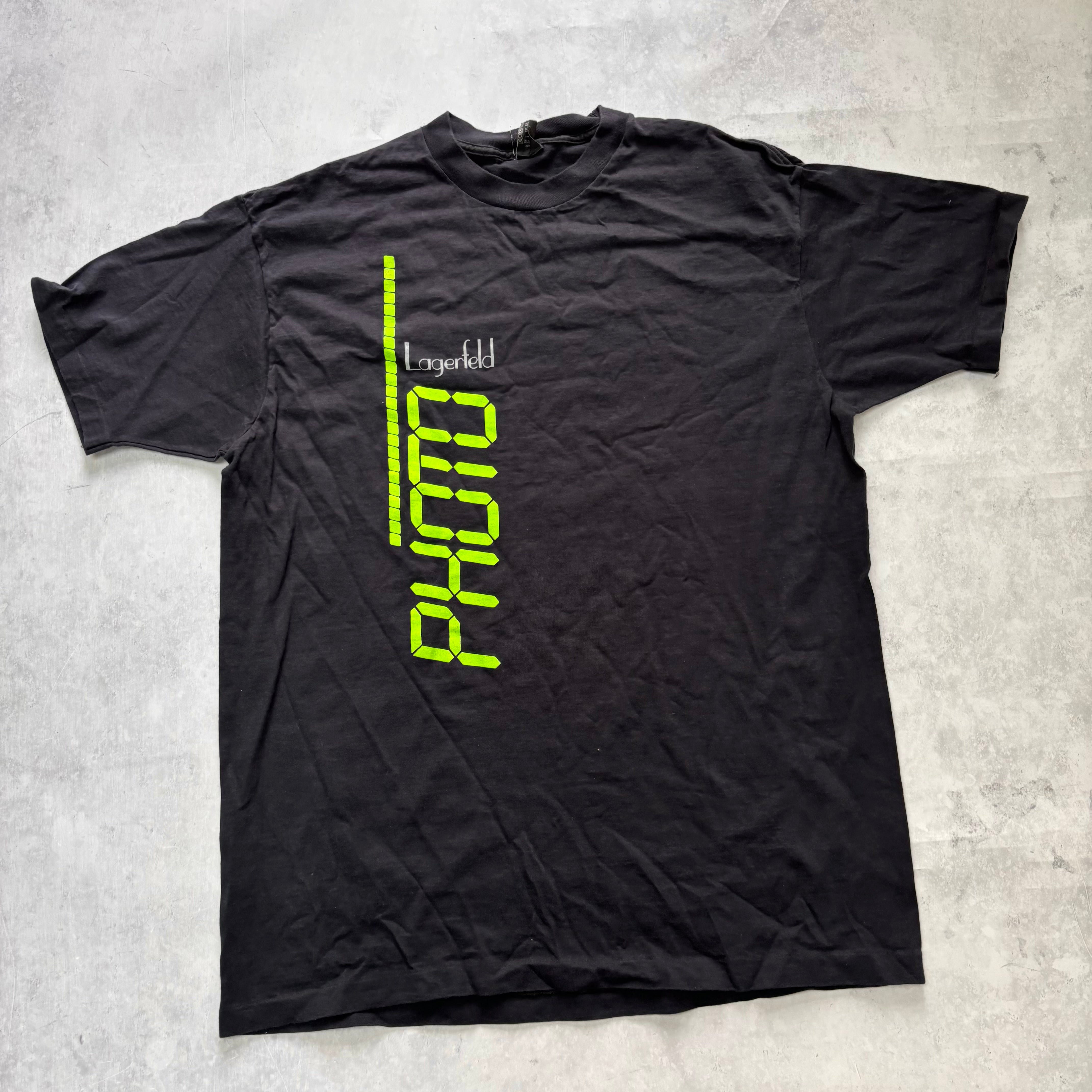 Vintage T Shirt Mens XL Black Single Stitch Graphic Print 90s USA (E)