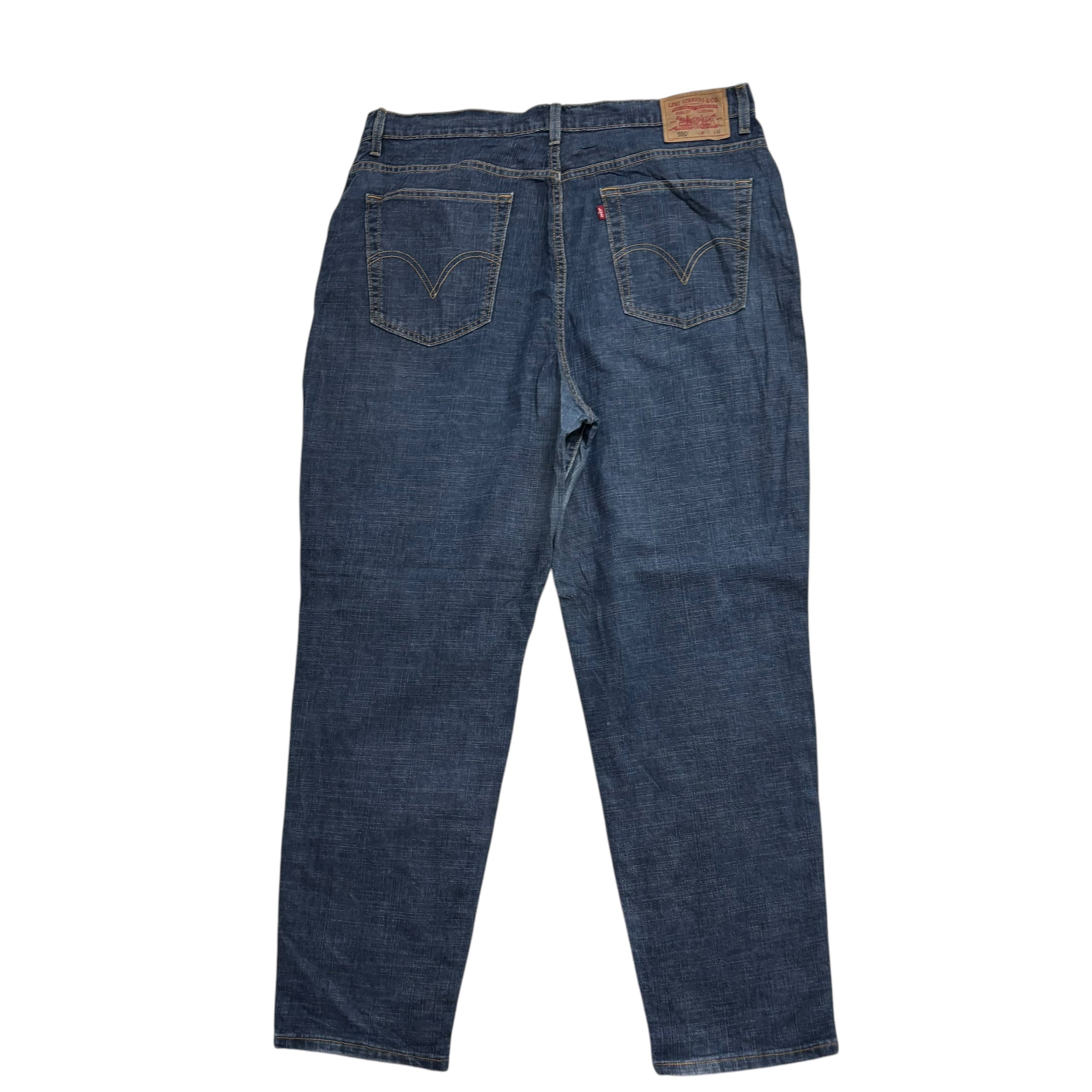 Levis 550 Jeans W40 L32 Womens Dark Blue Relaxed Tapered Stretch (E)