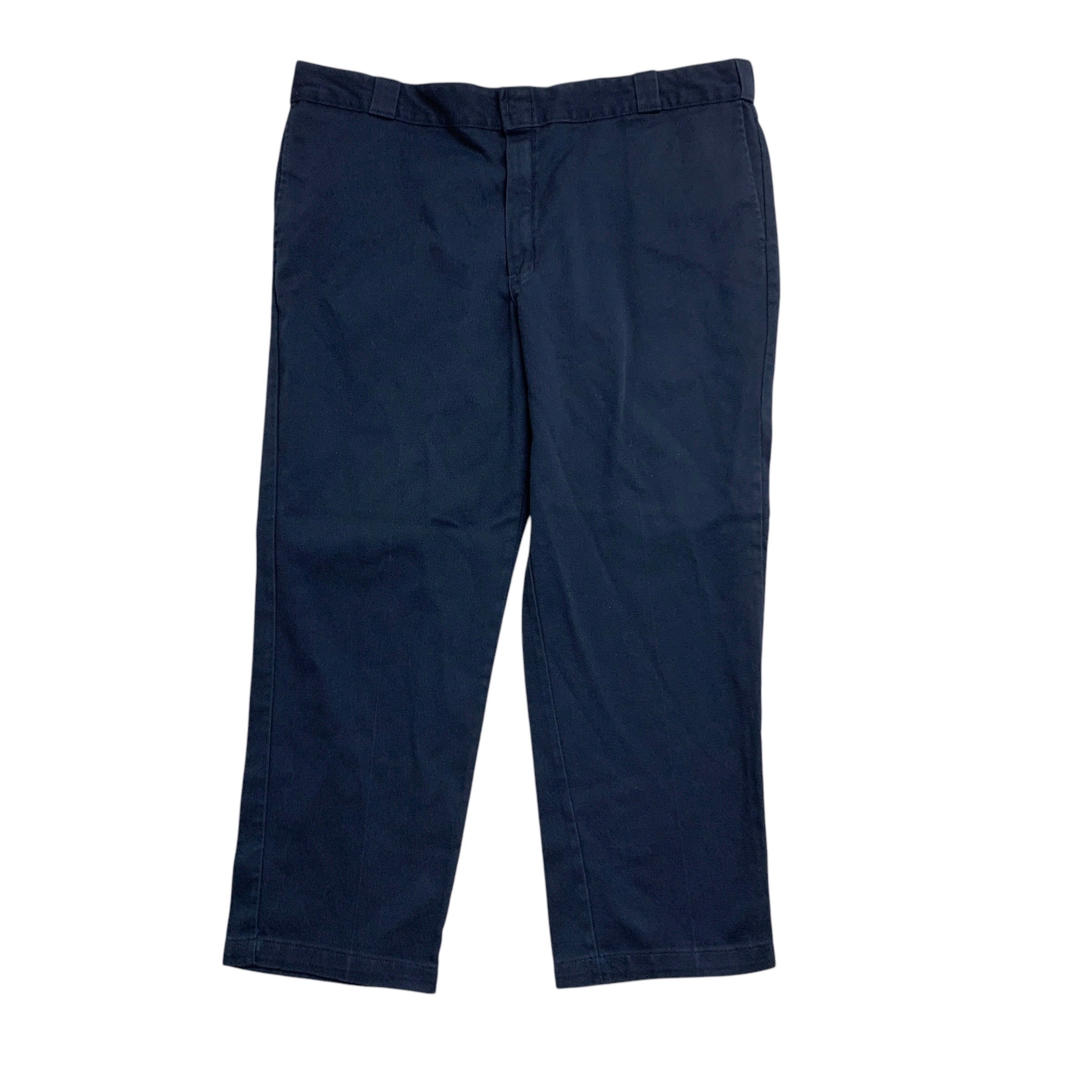 Dickies 874 Trousers W44 L30 Mens Blue Pants Original Straight Fit Workwear