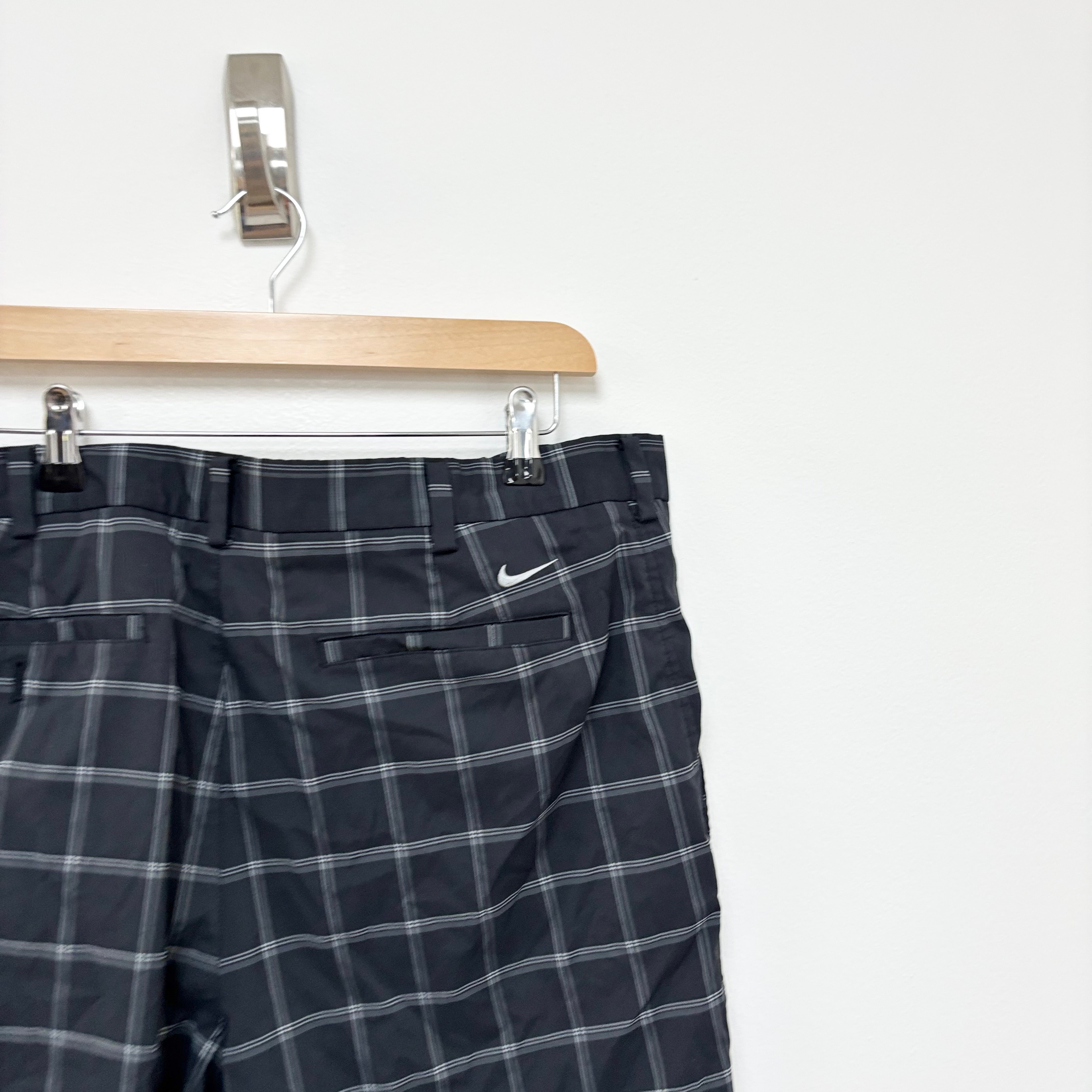 Nike Golf Shorts Mens W36 Large Navy Sports Pockets (E)