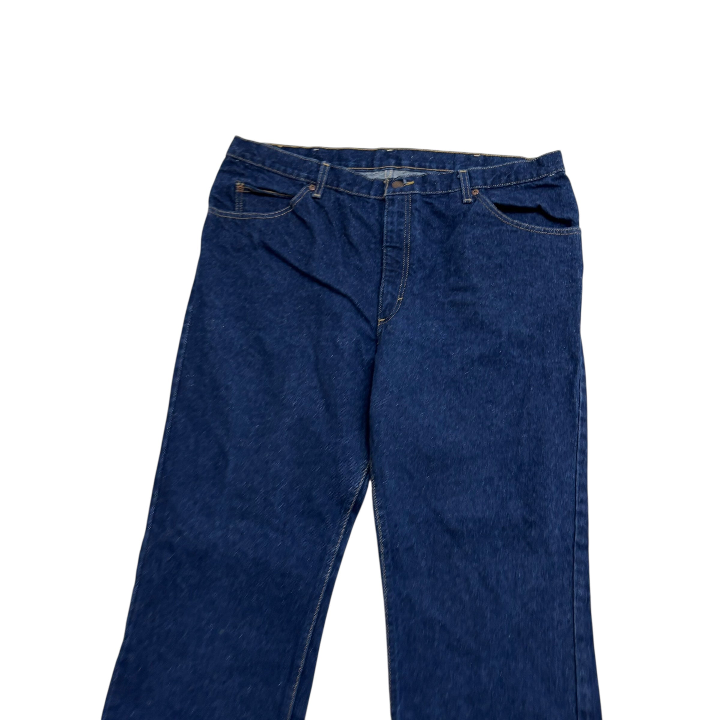 Lee Jeans W40 L30 Mens Dark Blue Relaxed Straight Fit Vintage Denim (E)