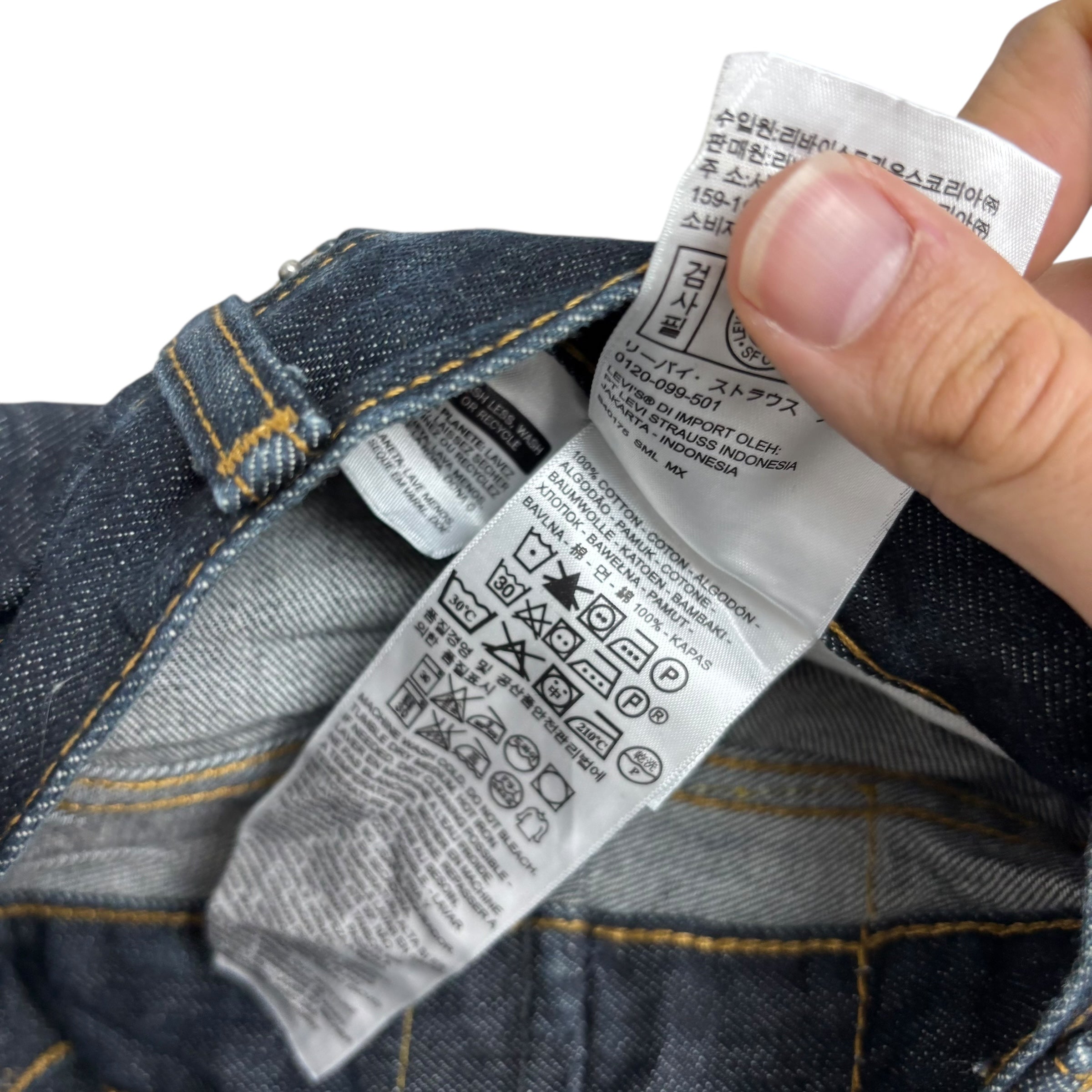 Levis 514 Jeans W35 L30 Mens Dark Blue Regular Straight Fit Denim